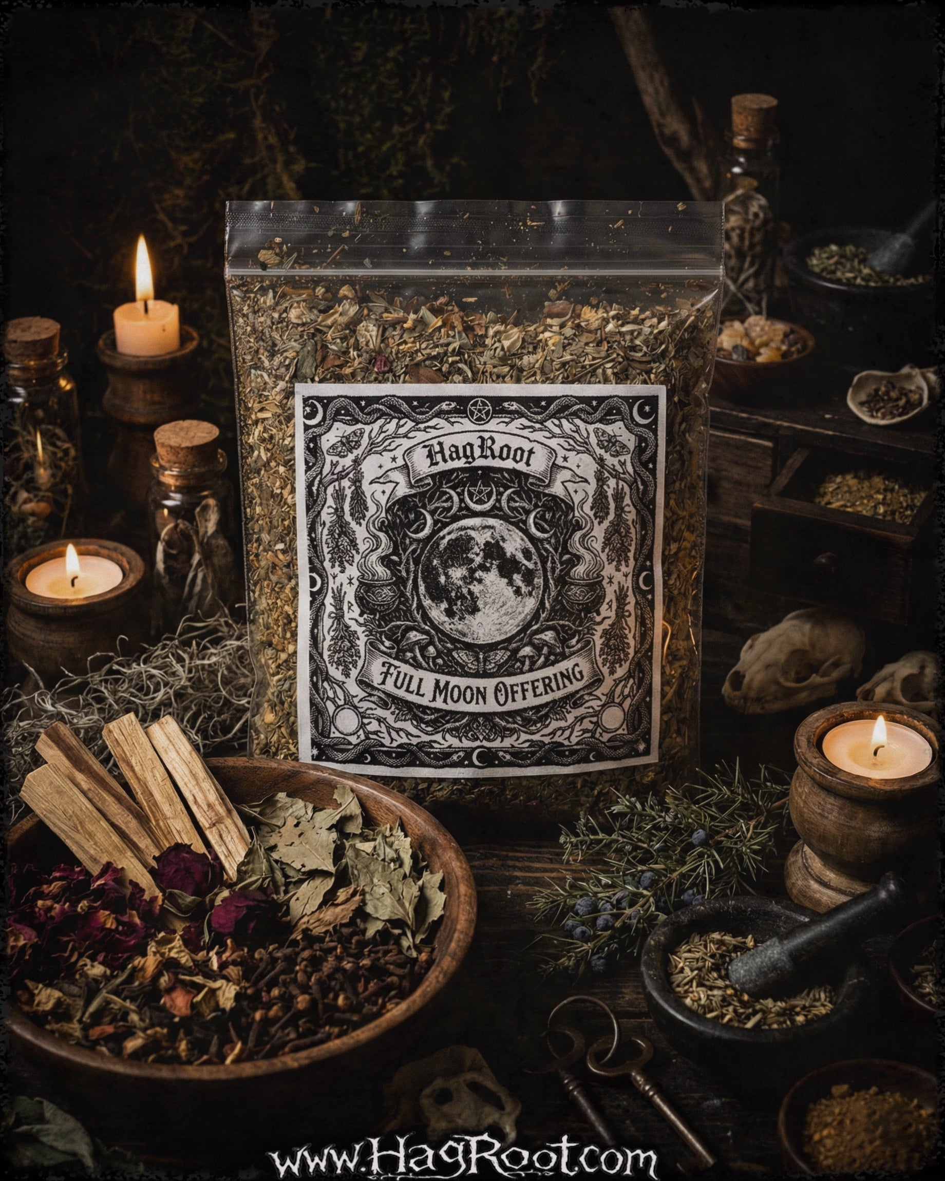 FULL MOON HERBAL OFFERING