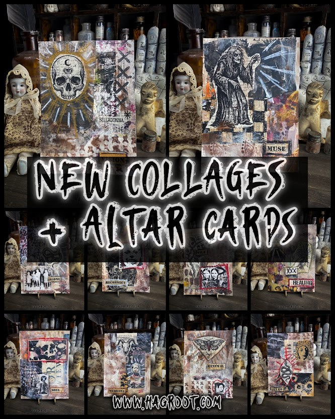 New Collages + Altar Cards