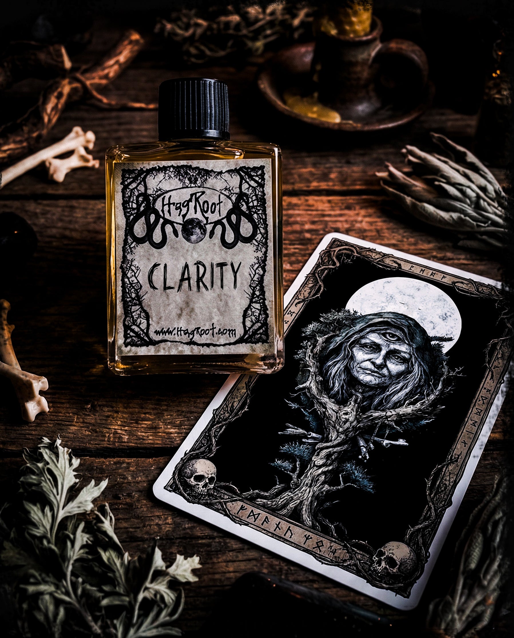 CLARITY-(Ylang Ylang, Mandarin Orange, Fig, Vetiver, Tea Leaves, Bergamot)-Perfume, Cologne, Anointing, Ritual Oil