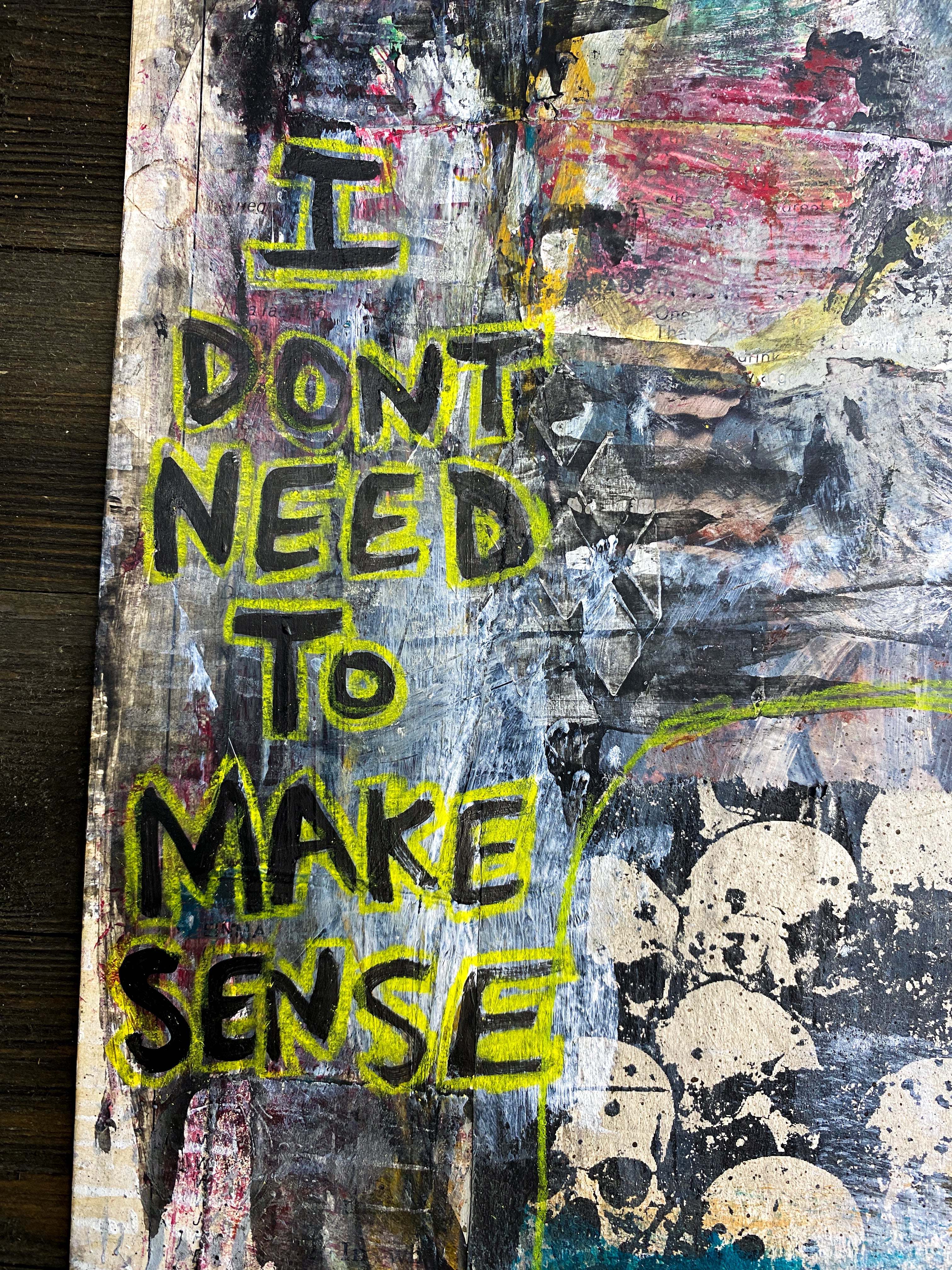 Radical - Original Mixed Media Collage