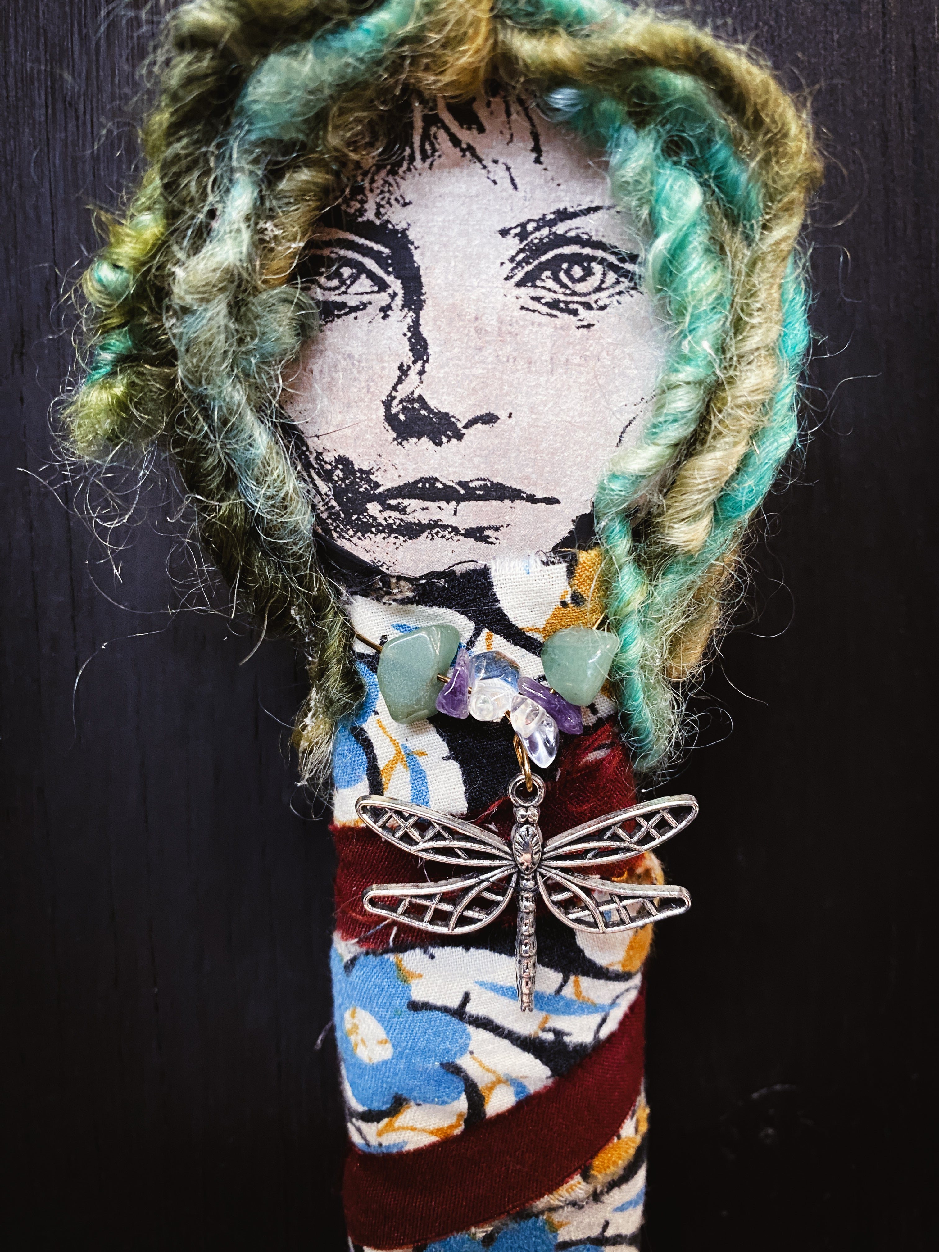 Dragonfly Medicine - Spirit Infused Art Doll