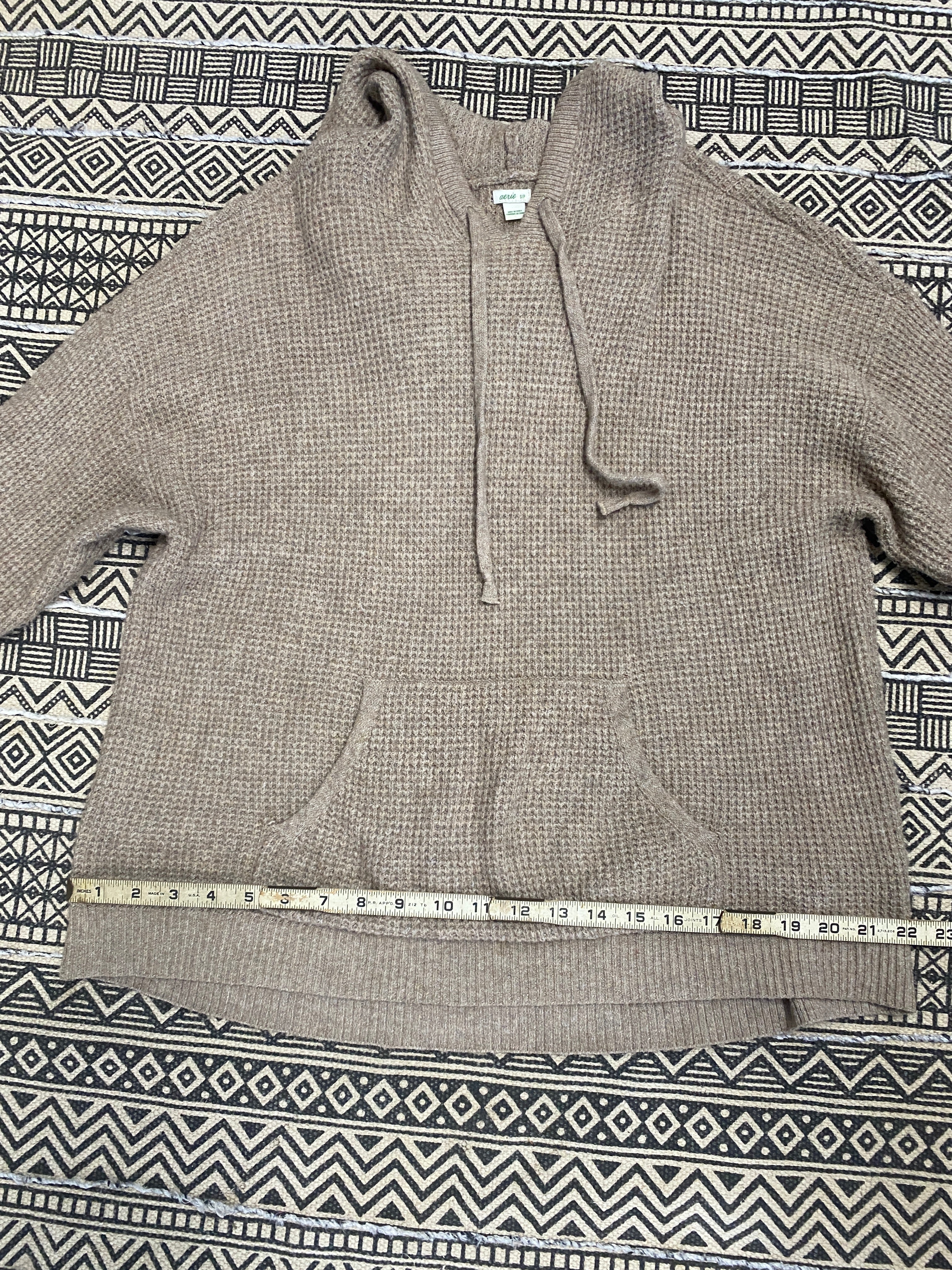 Comfy Sweater With a Hood - Size Small