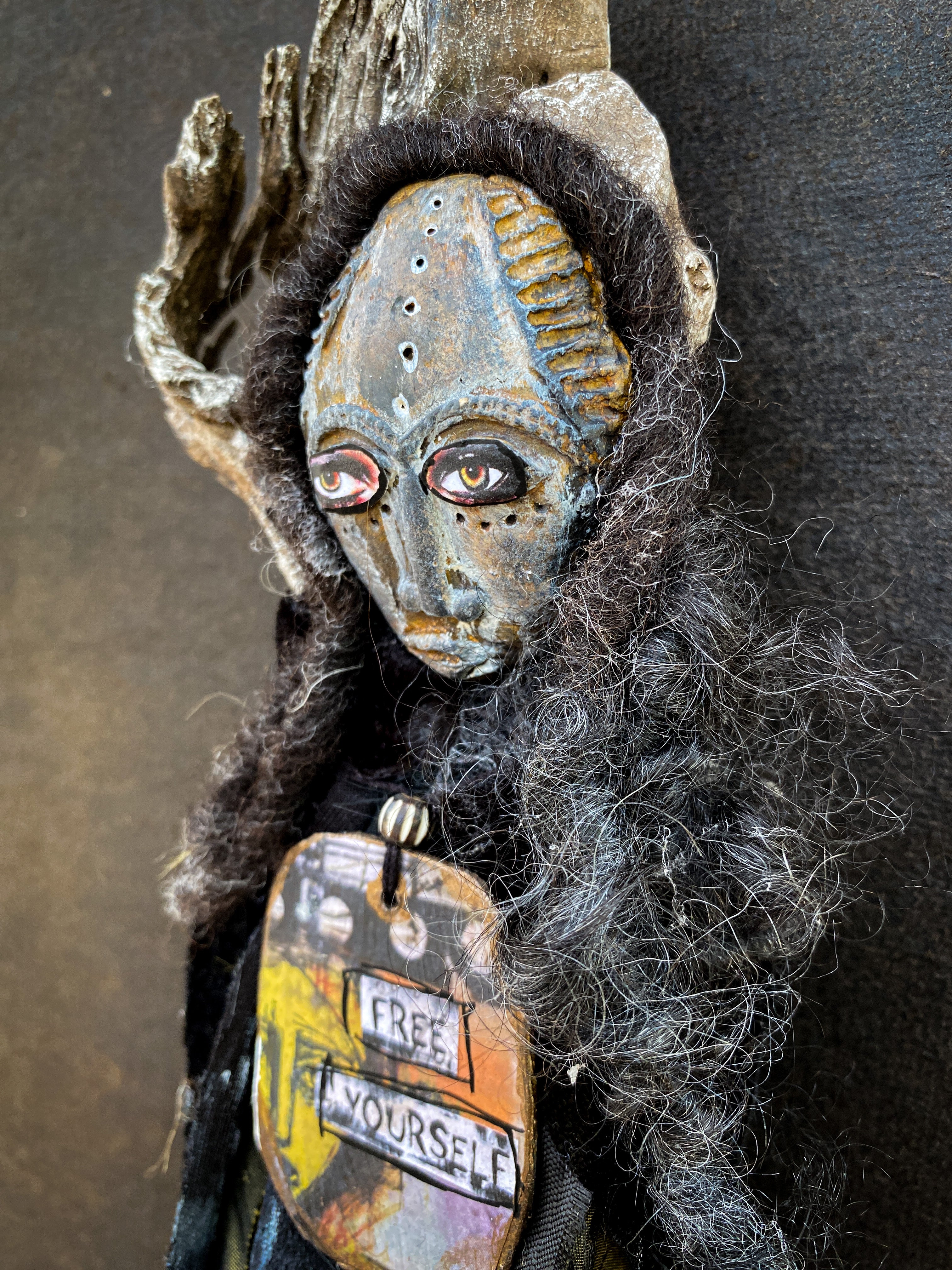 Free Yourself - Spirit Doll - Medicine Doll - JuJu Doll - Art Doll