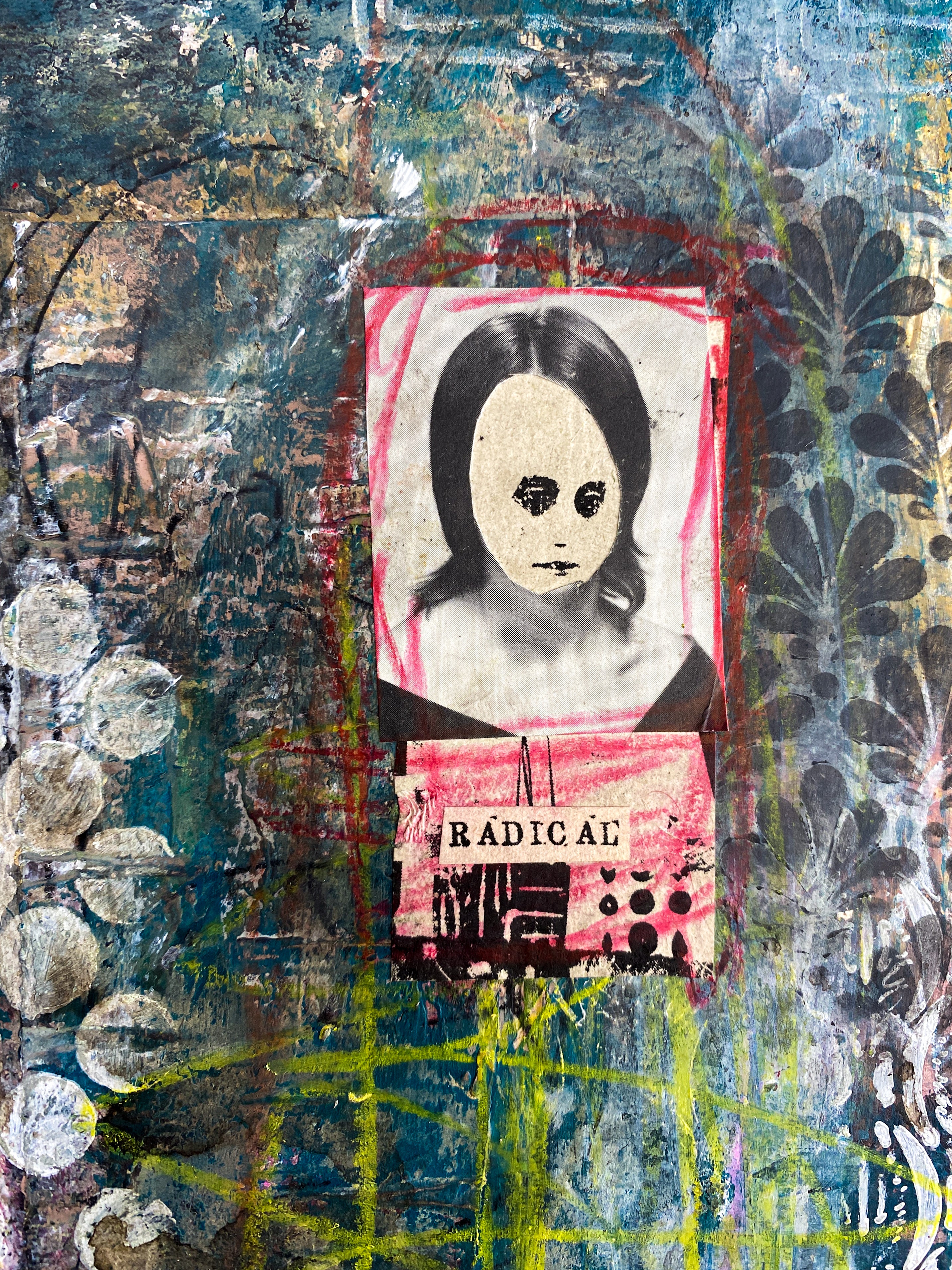 Radical - Original Mixed Media Collage