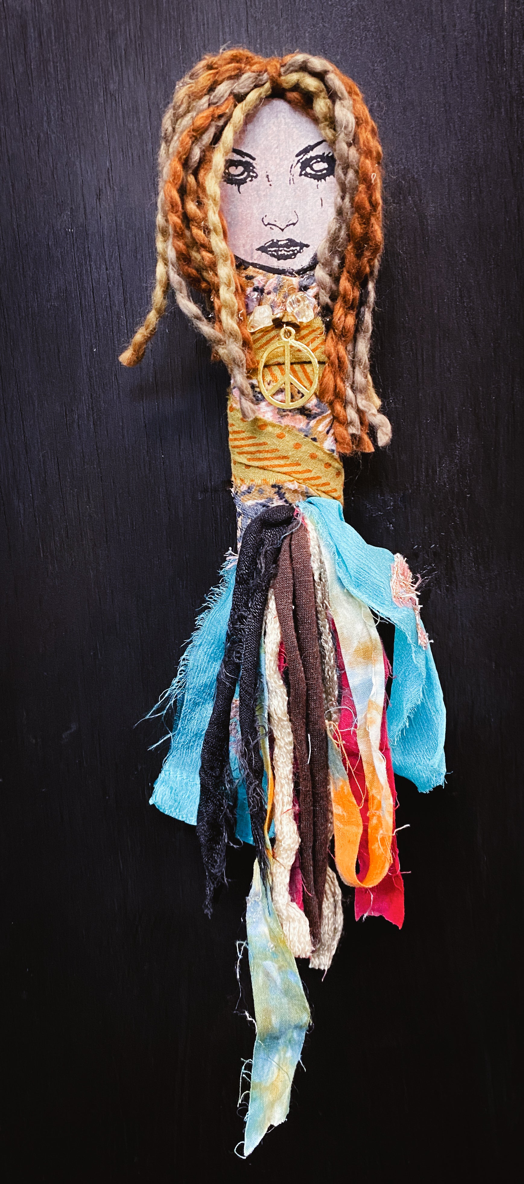 Peace + Creativity - Spirit Infused Art Doll