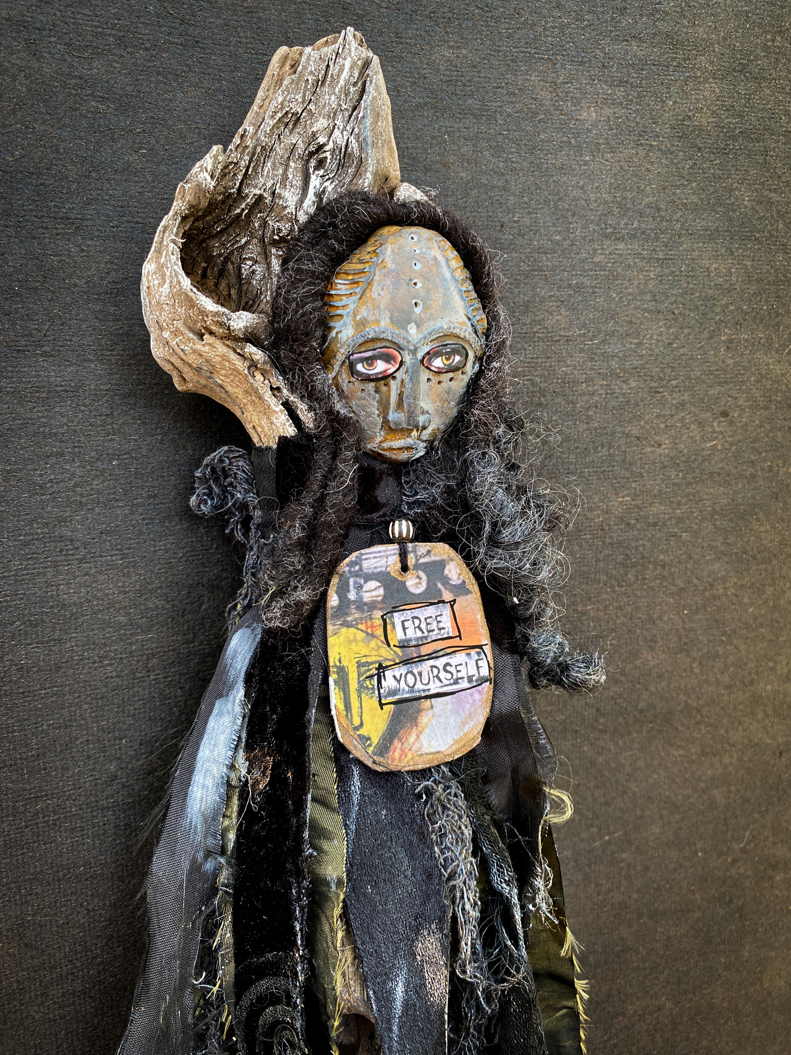 Free Yourself - Spirit Doll - Medicine Doll - JuJu Doll - Art Doll