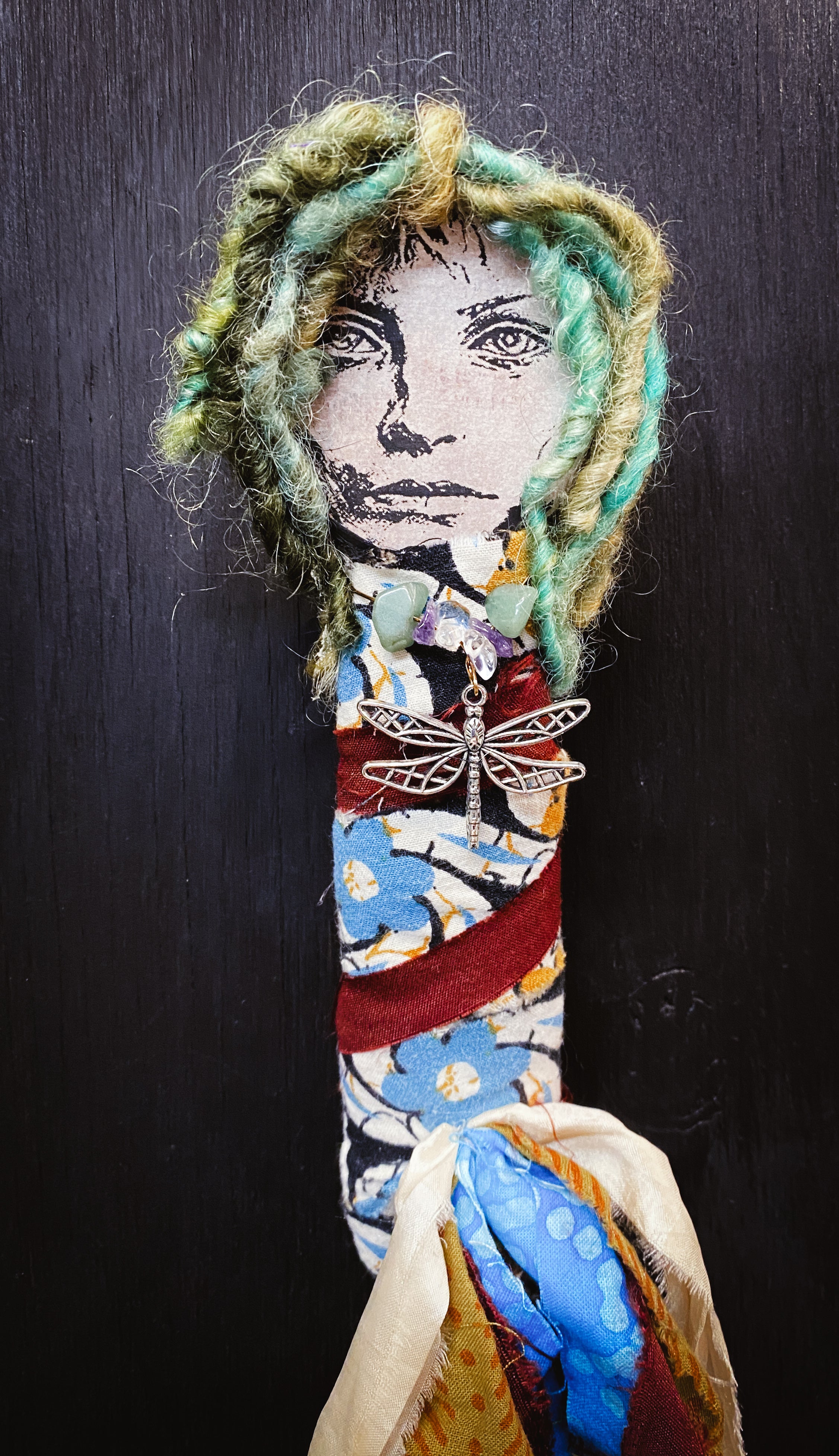 Dragonfly Medicine - Spirit Infused Art Doll