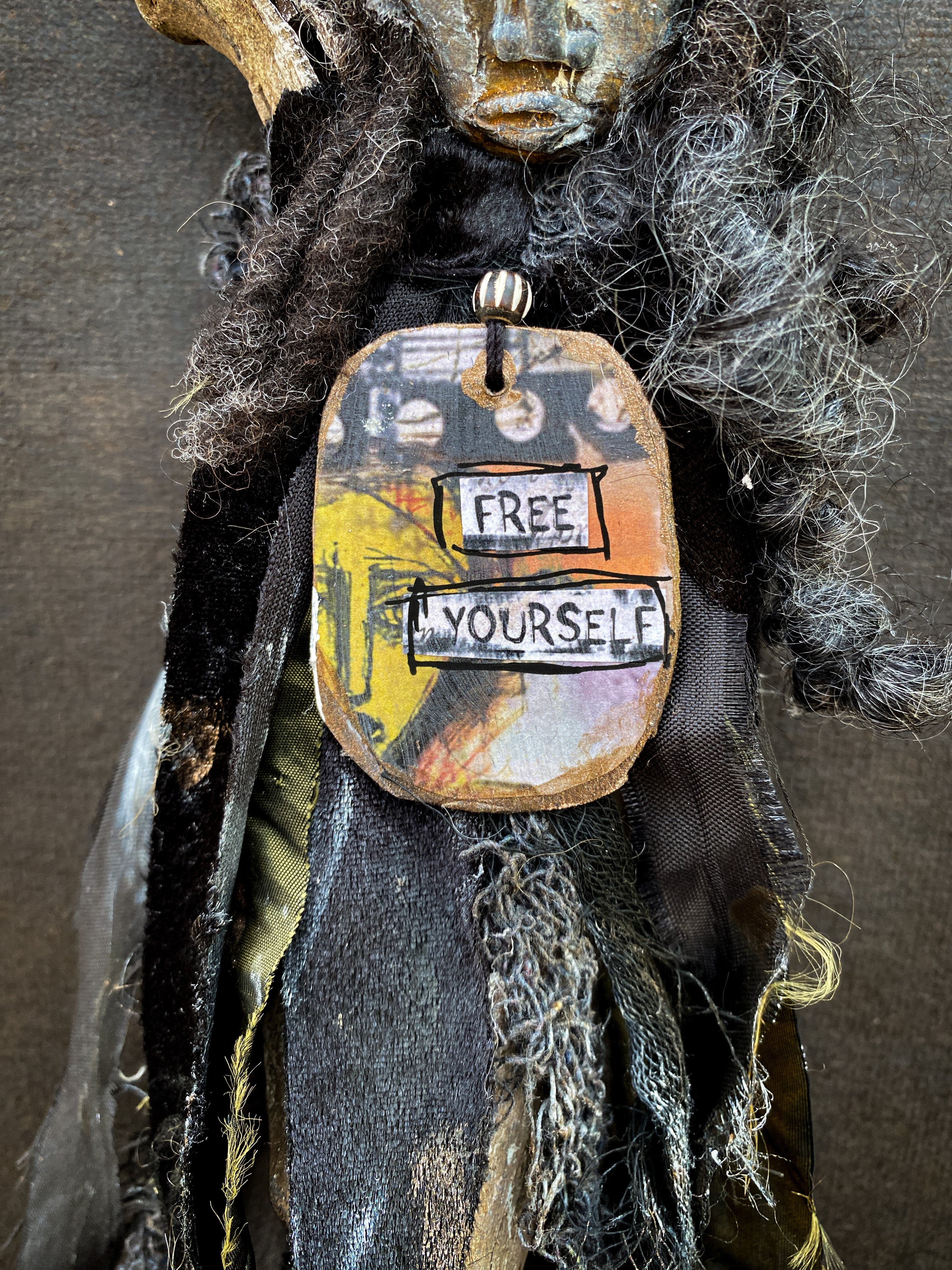 Free Yourself - Spirit Doll - Medicine Doll - JuJu Doll - Art Doll
