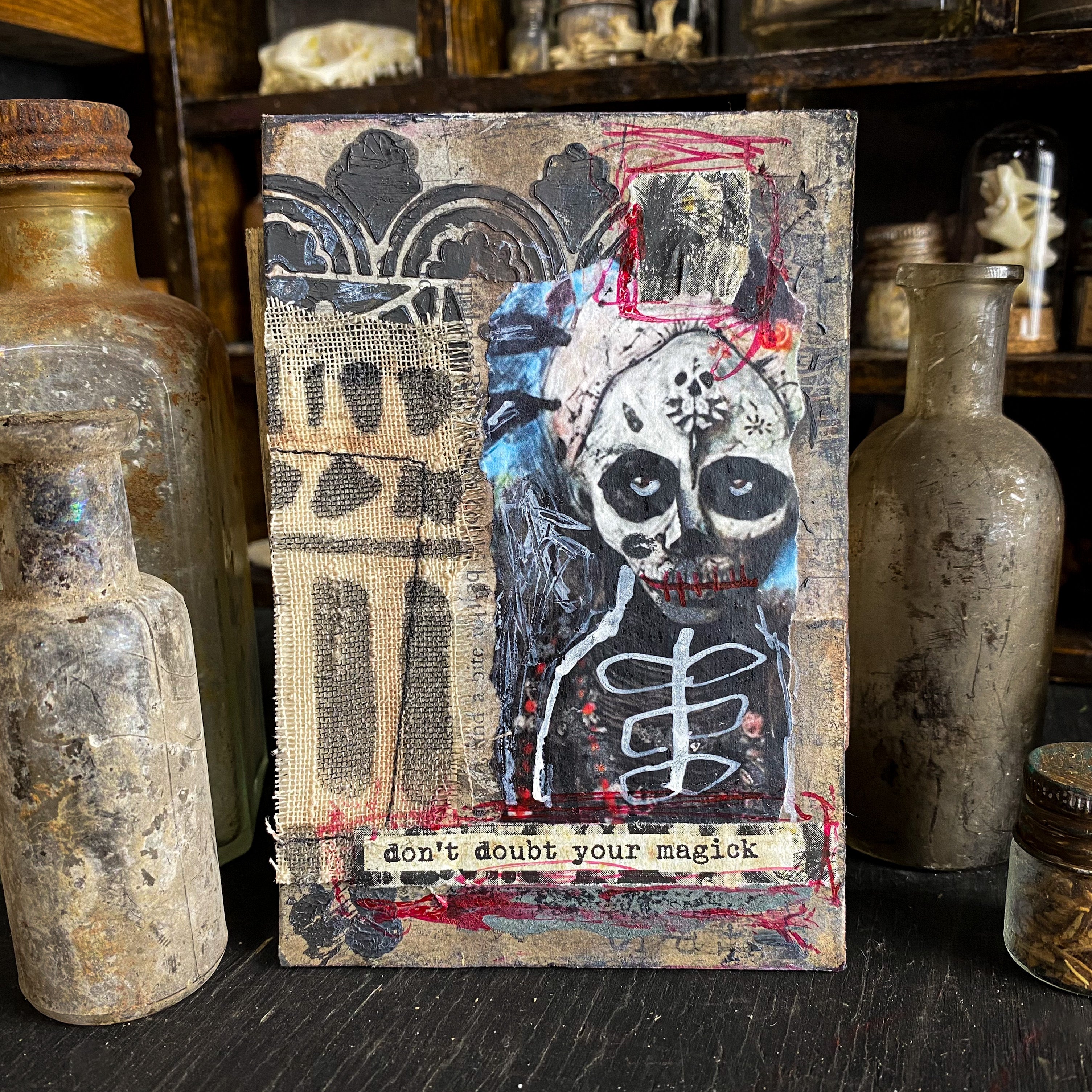 Don't Doubt Your Magick - Original Mixed Media Collage
