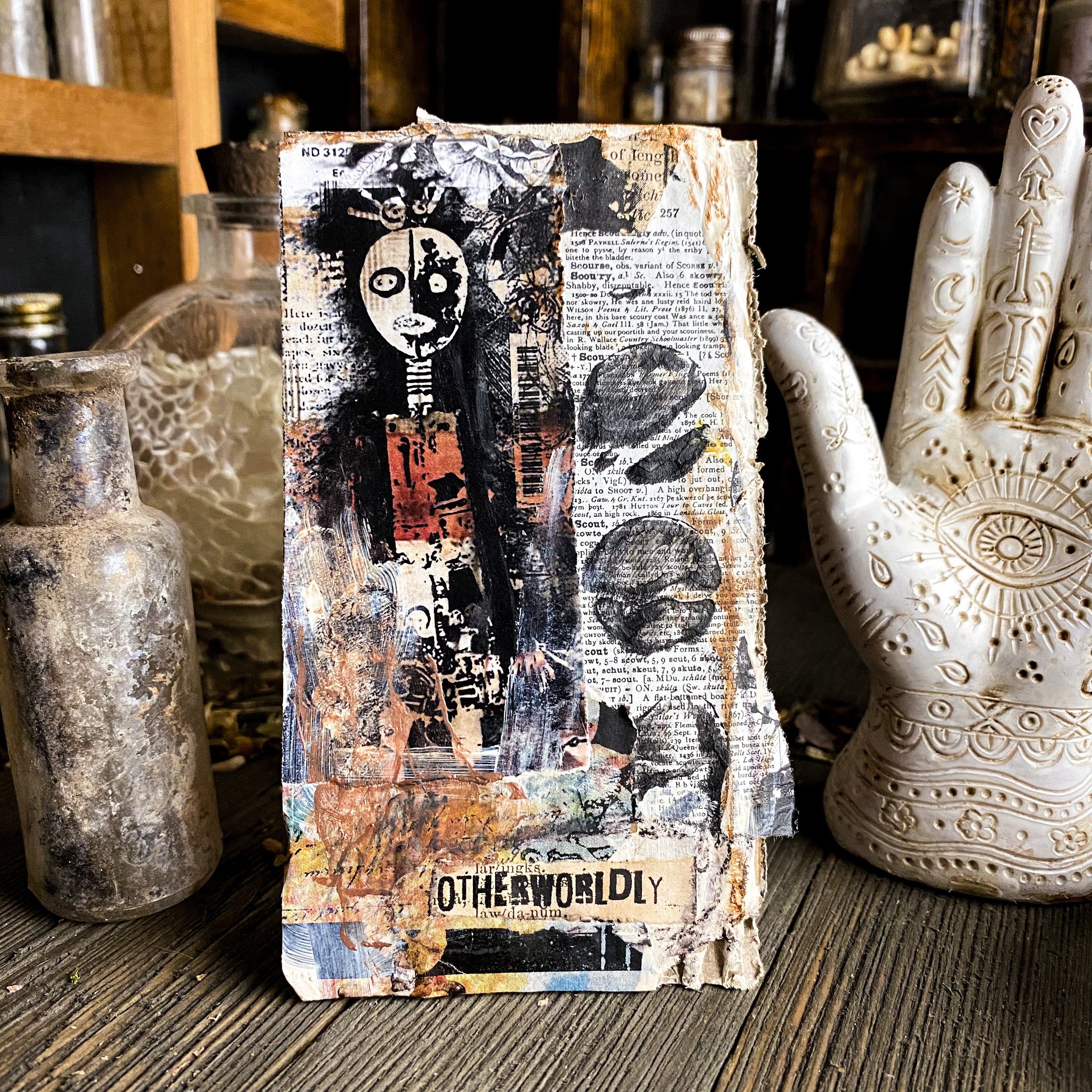 Otherworldly - Original Mixed Media Collage