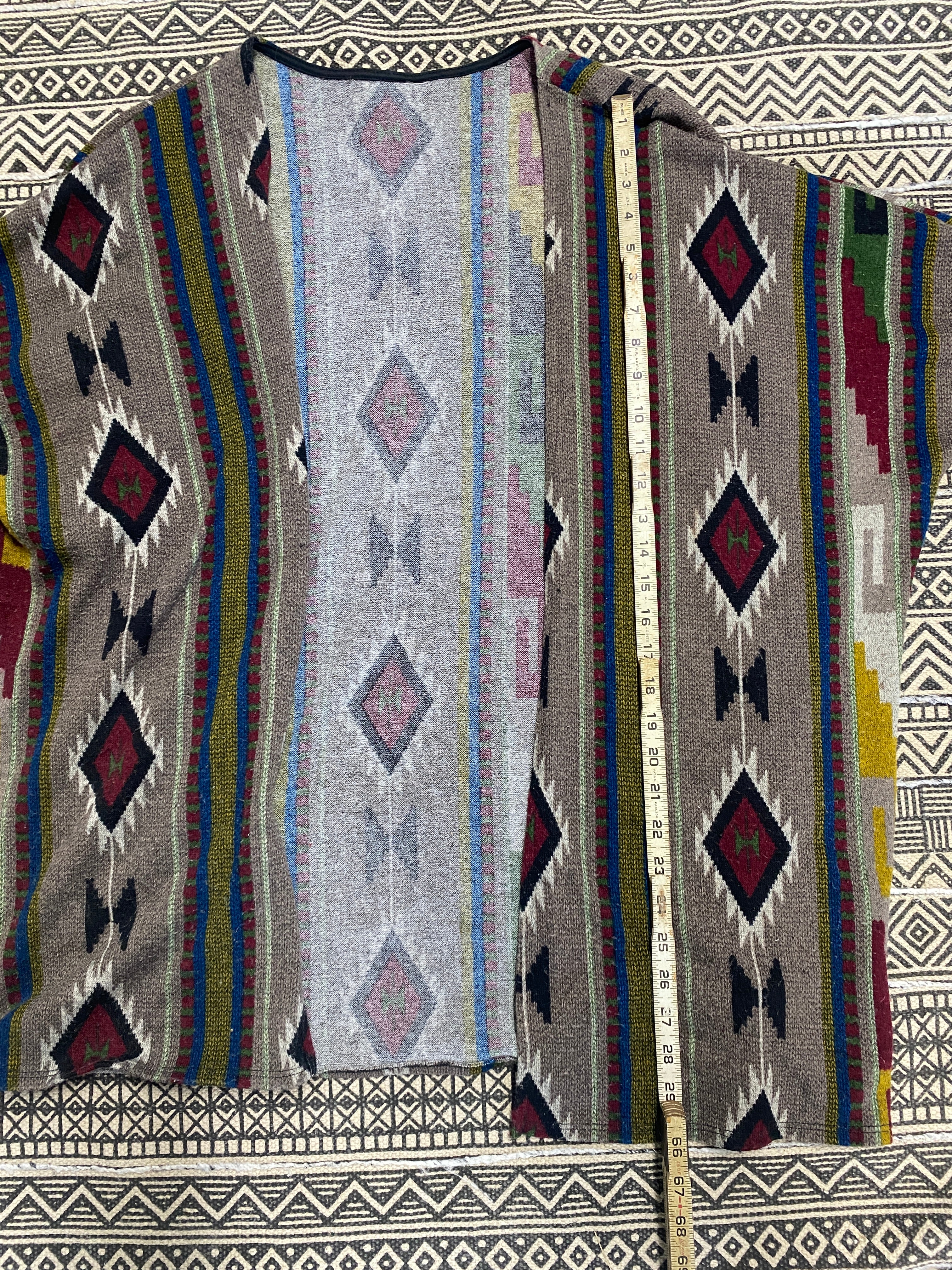 Southwest Style Cardigan - Size Large