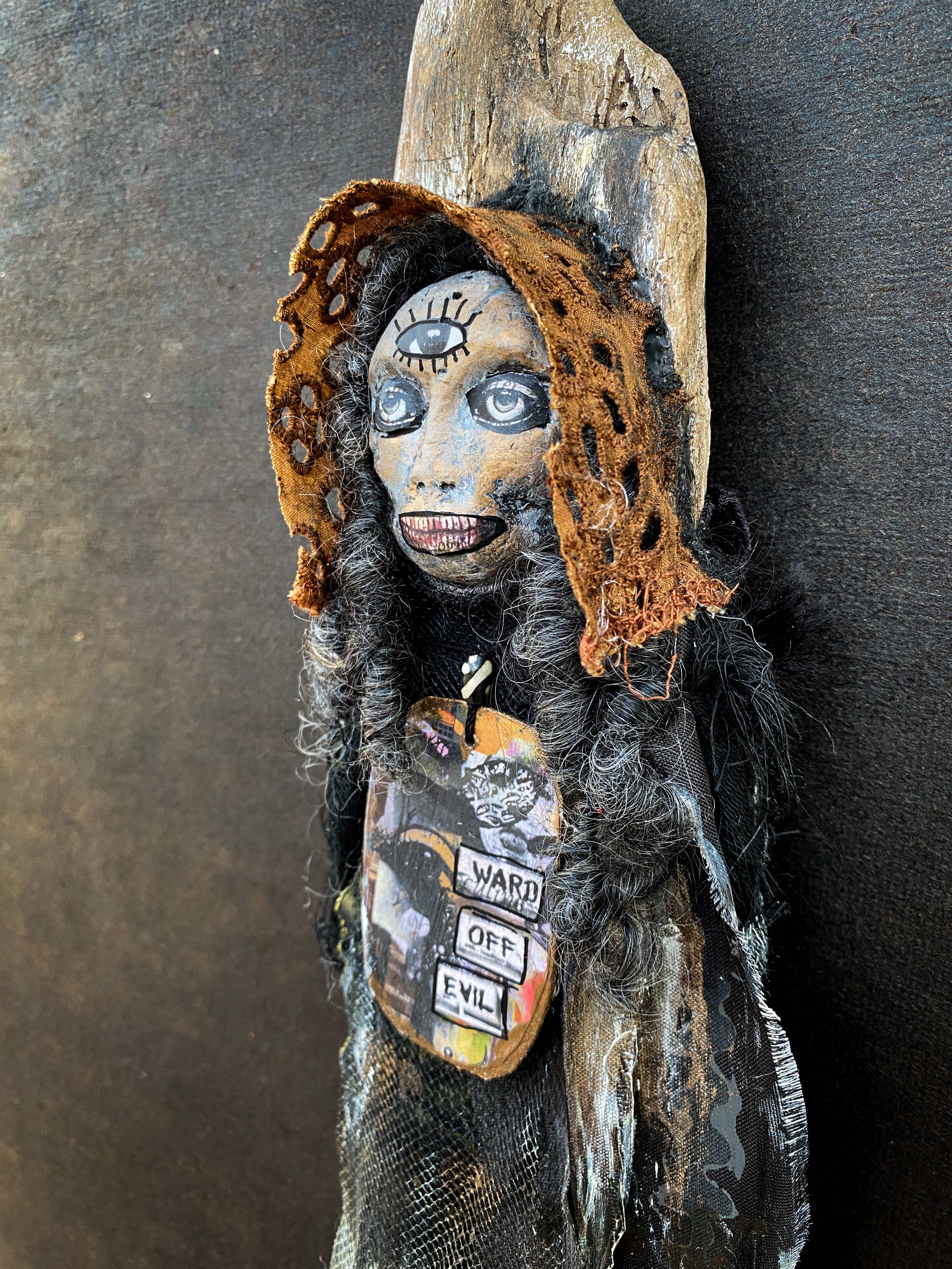 Ward Off Evil - Spirit Doll - Medicine Doll - JuJu Doll - Art Doll