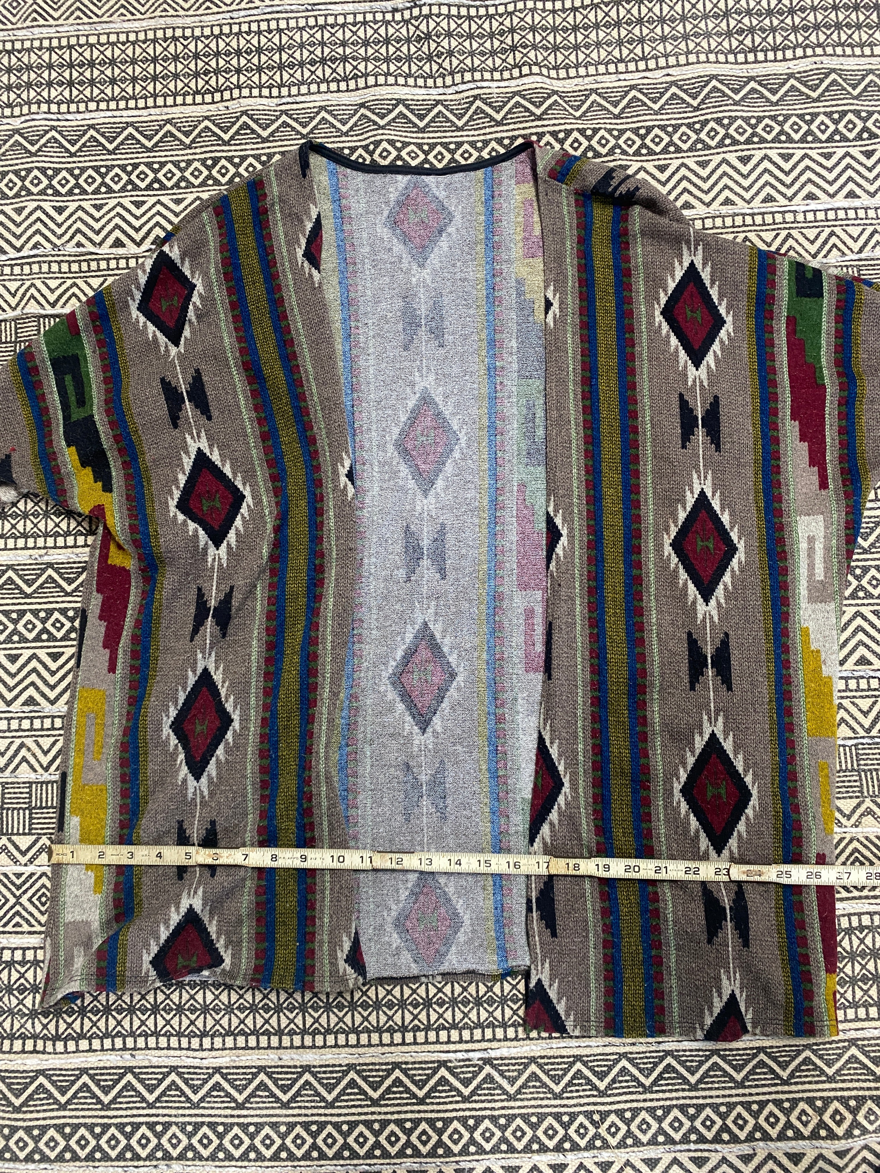 Southwest Style Cardigan - Size Large