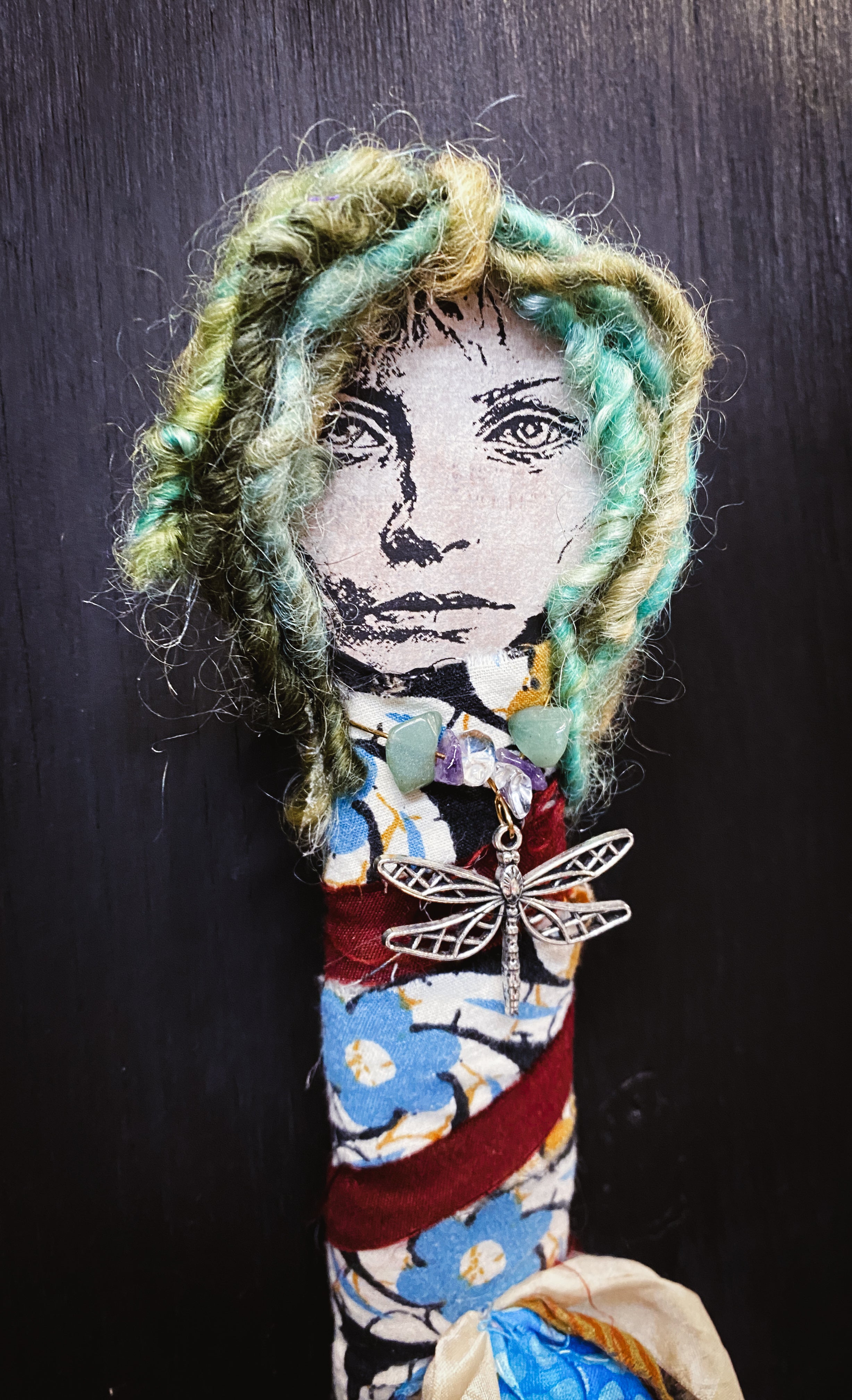 Dragonfly Medicine - Spirit Infused Art Doll