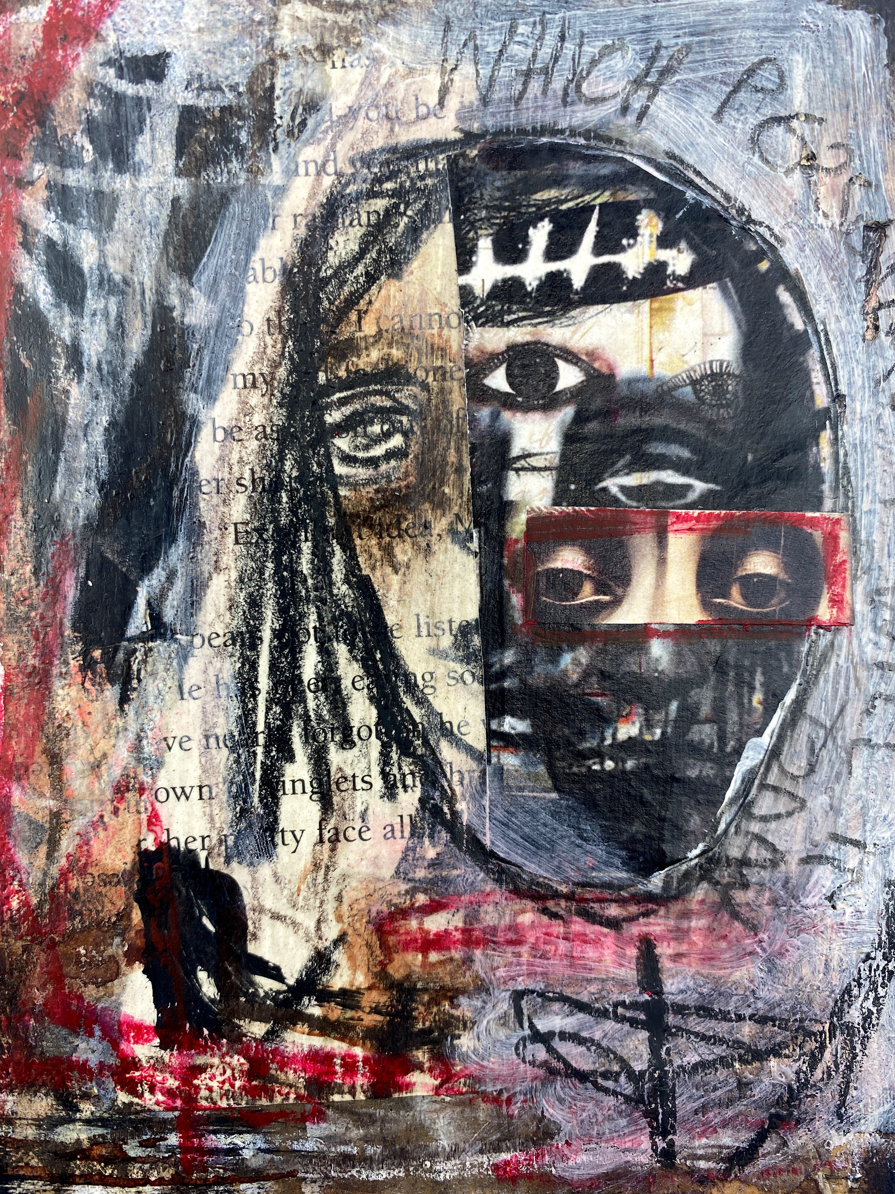 Personalities - Original Mixed Media Collage