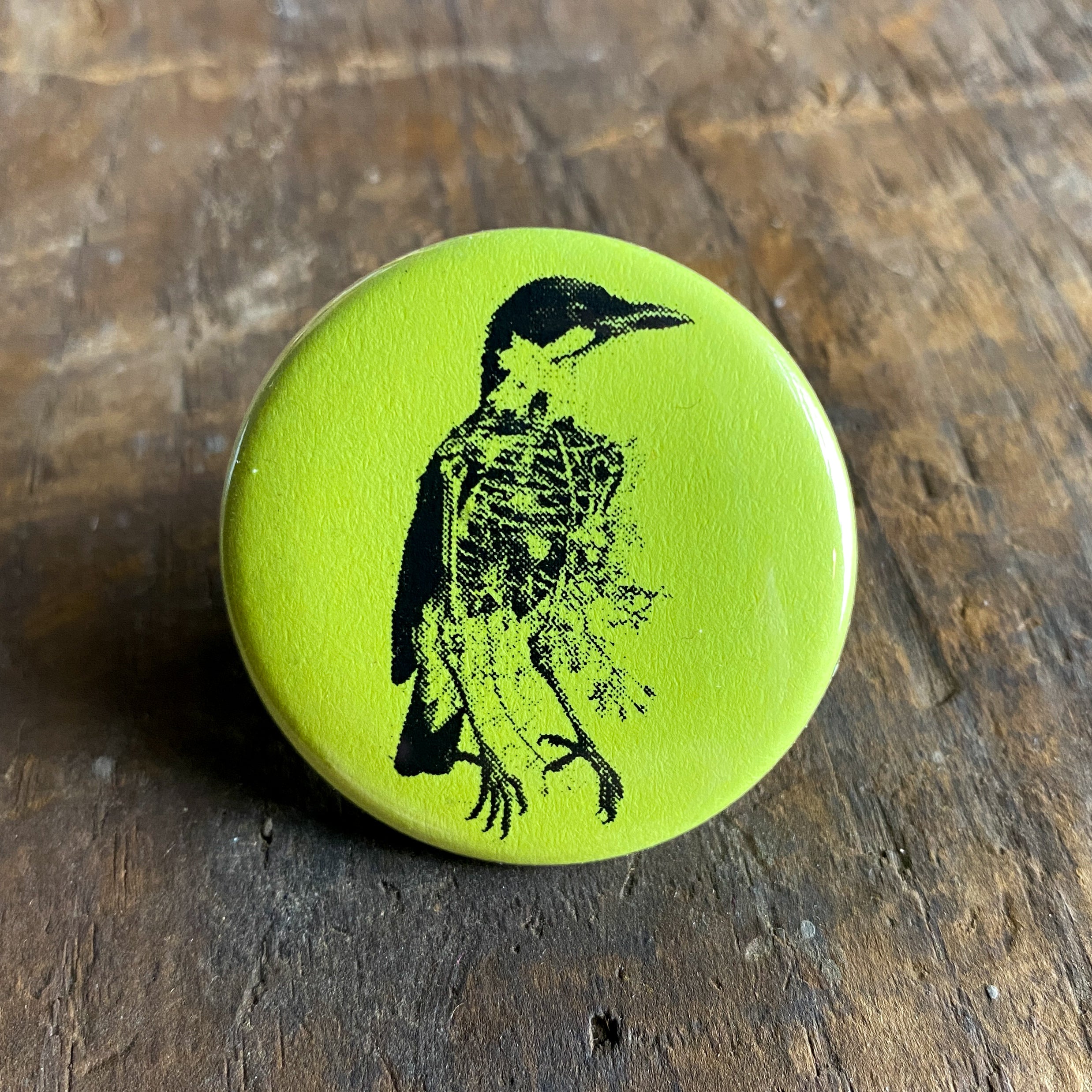 Spirit Bird - Hand Pressed Button/Pin - 1.5"