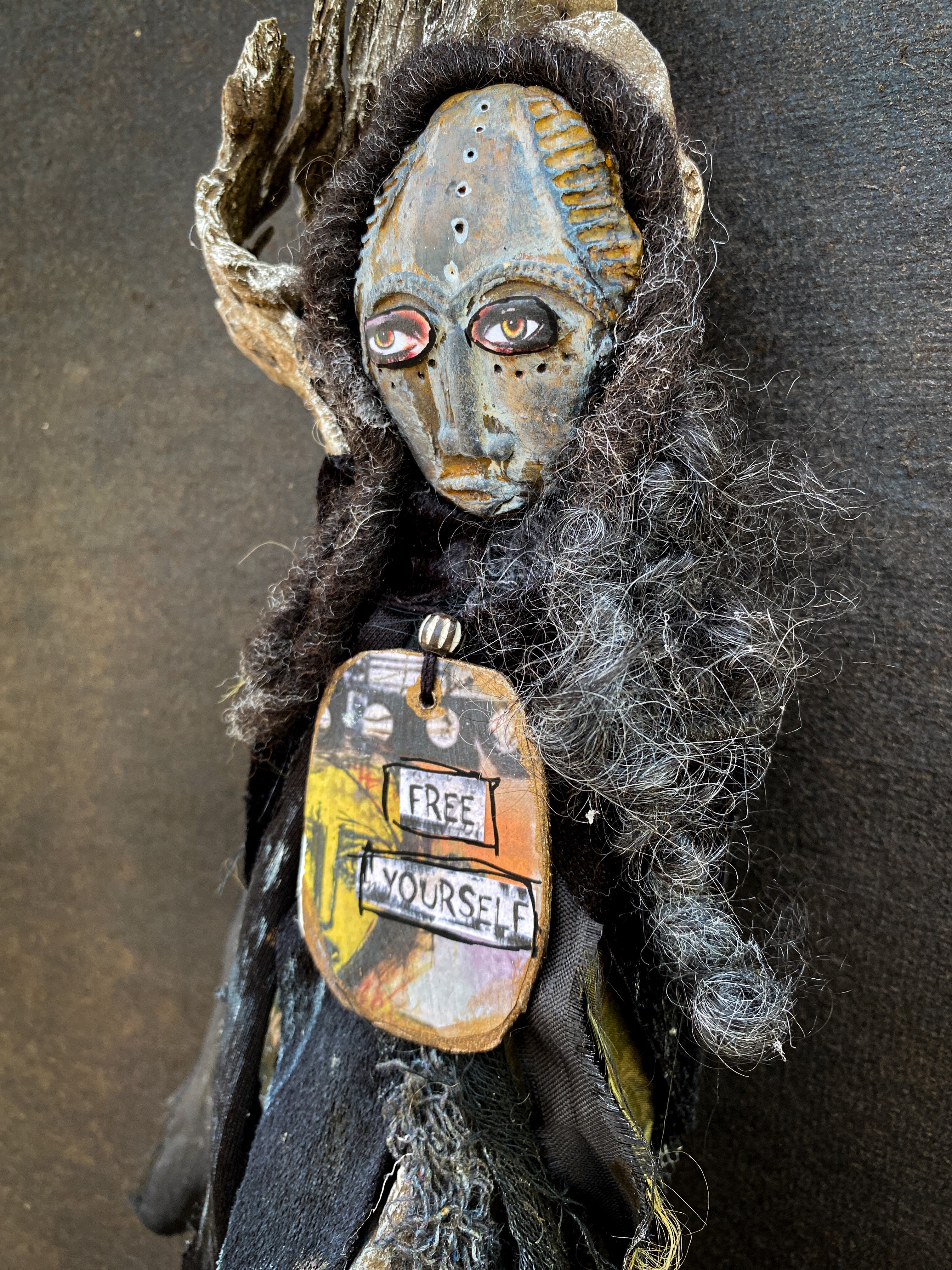 Free Yourself - Spirit Doll - Medicine Doll - JuJu Doll - Art Doll