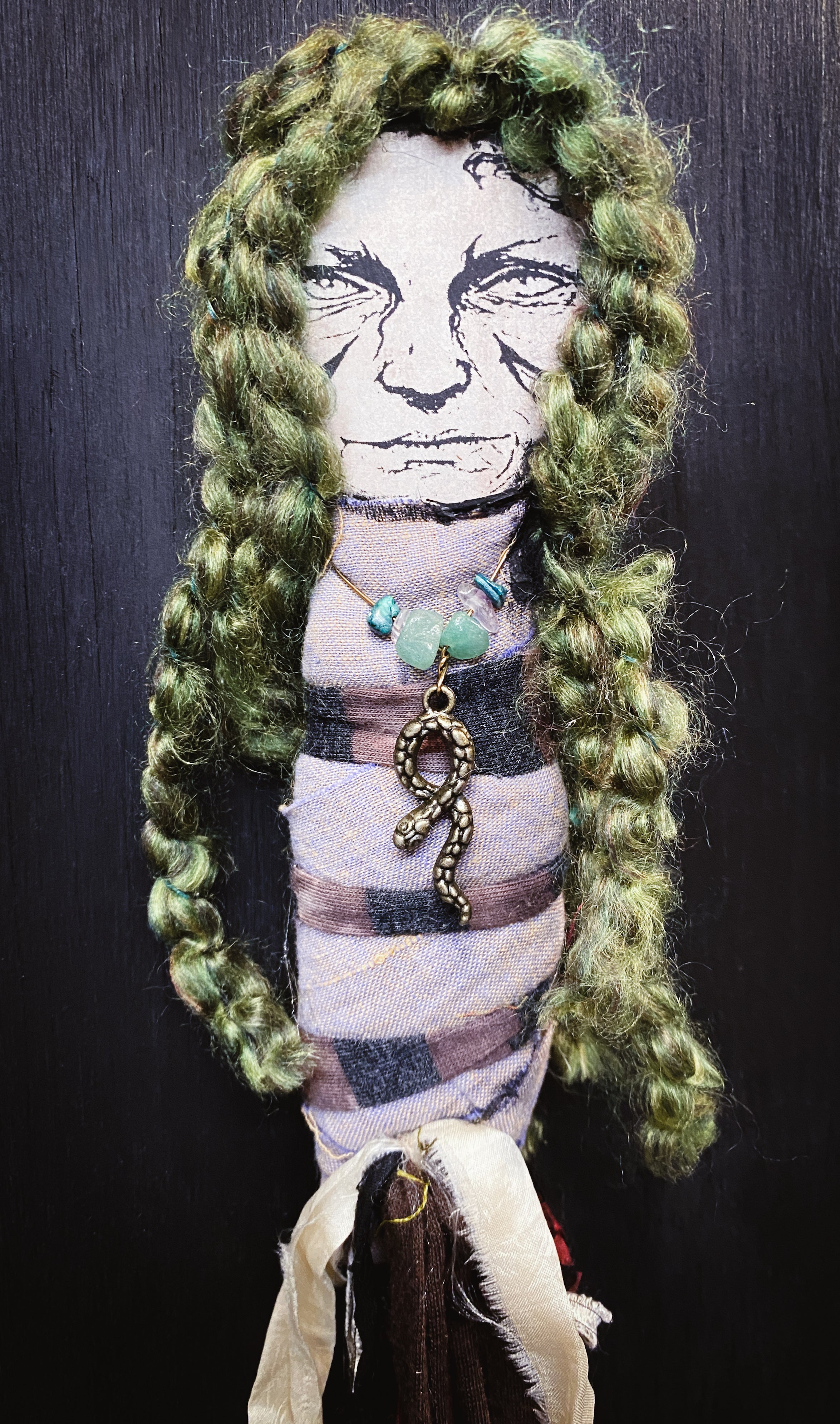 Snake Medicine - Spirit Infused Art Doll