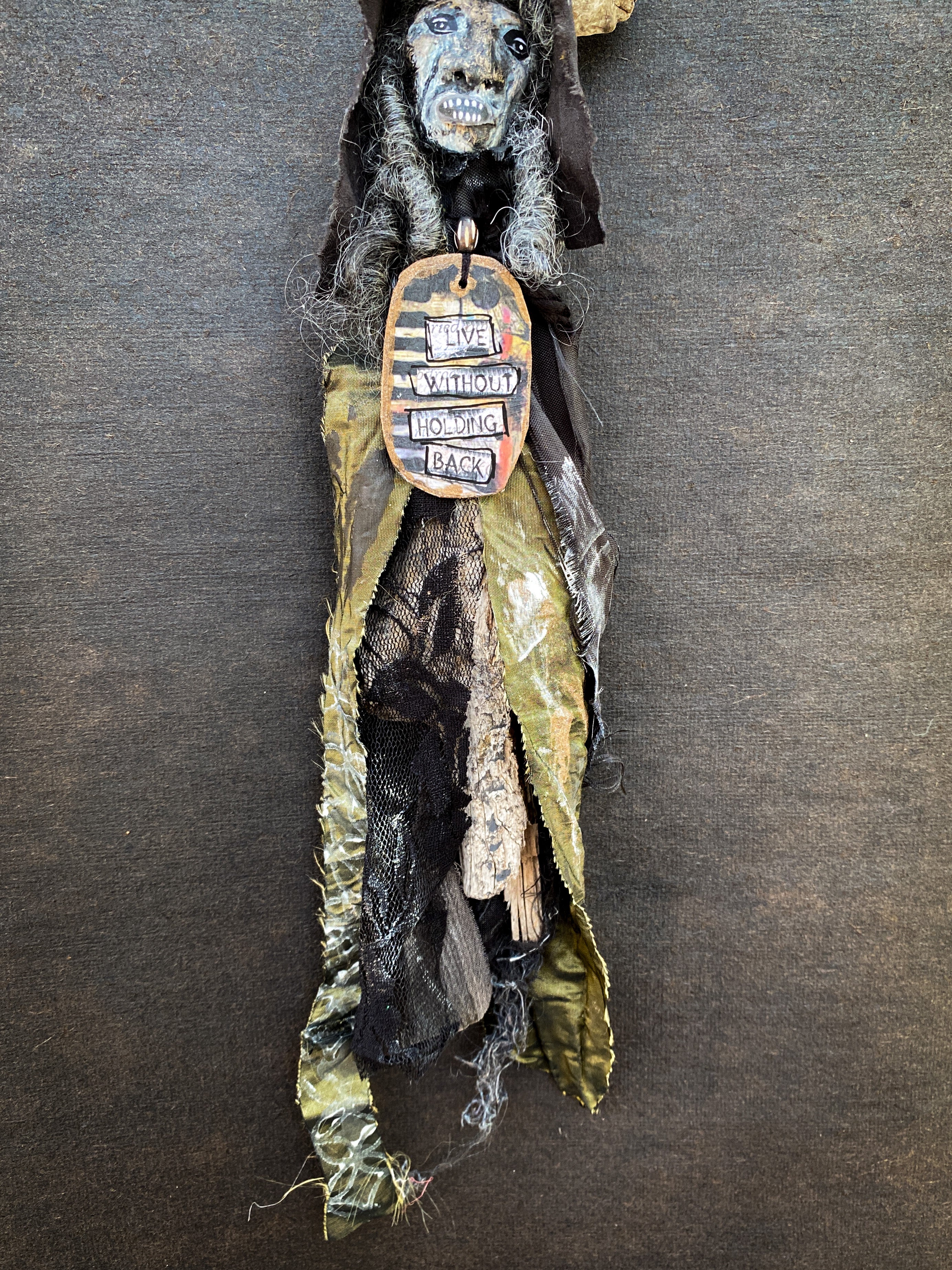 Live Without Holding Back - Spirit Doll - Medicine Doll - JuJu Doll - Art Doll