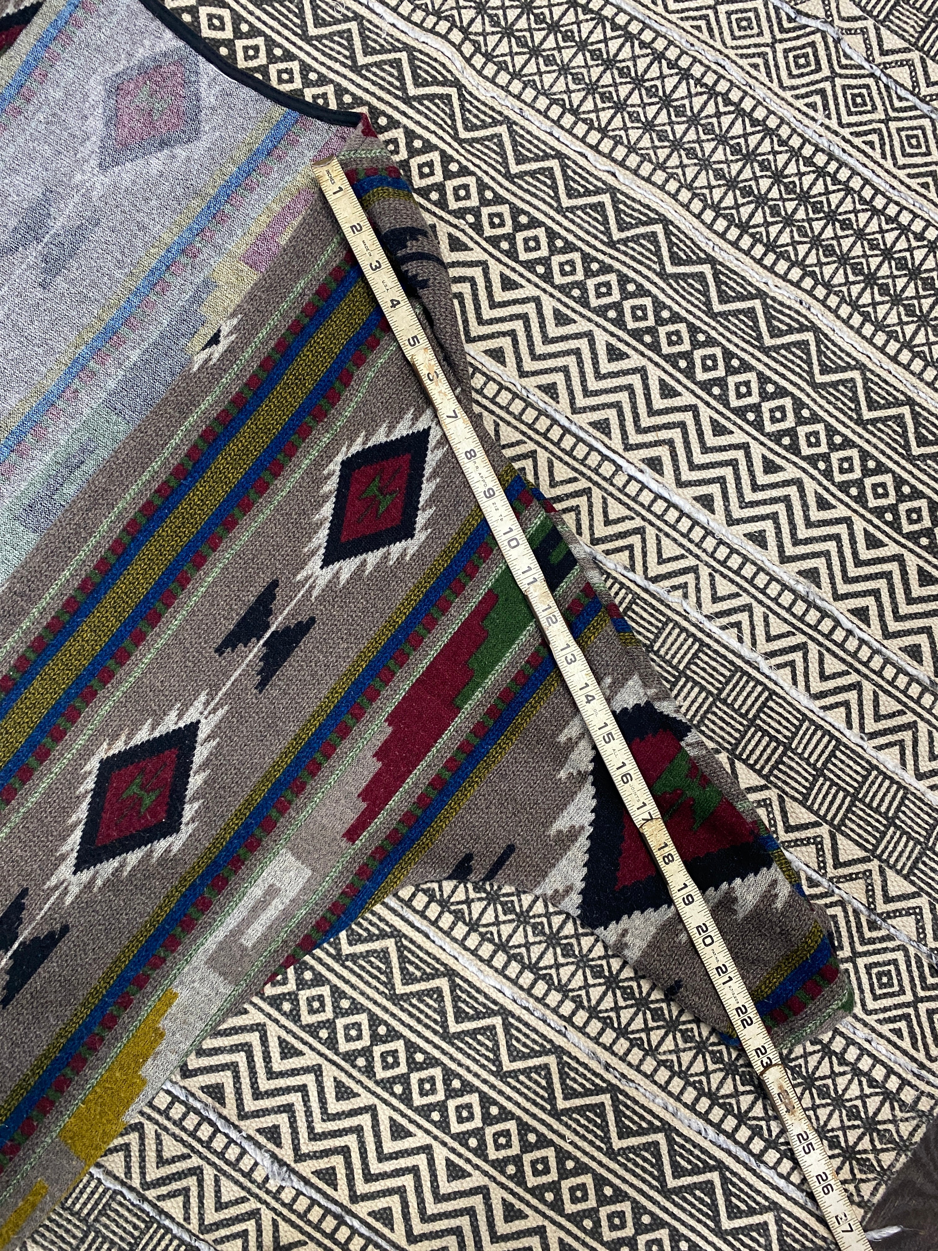 Southwest Style Cardigan - Size Large