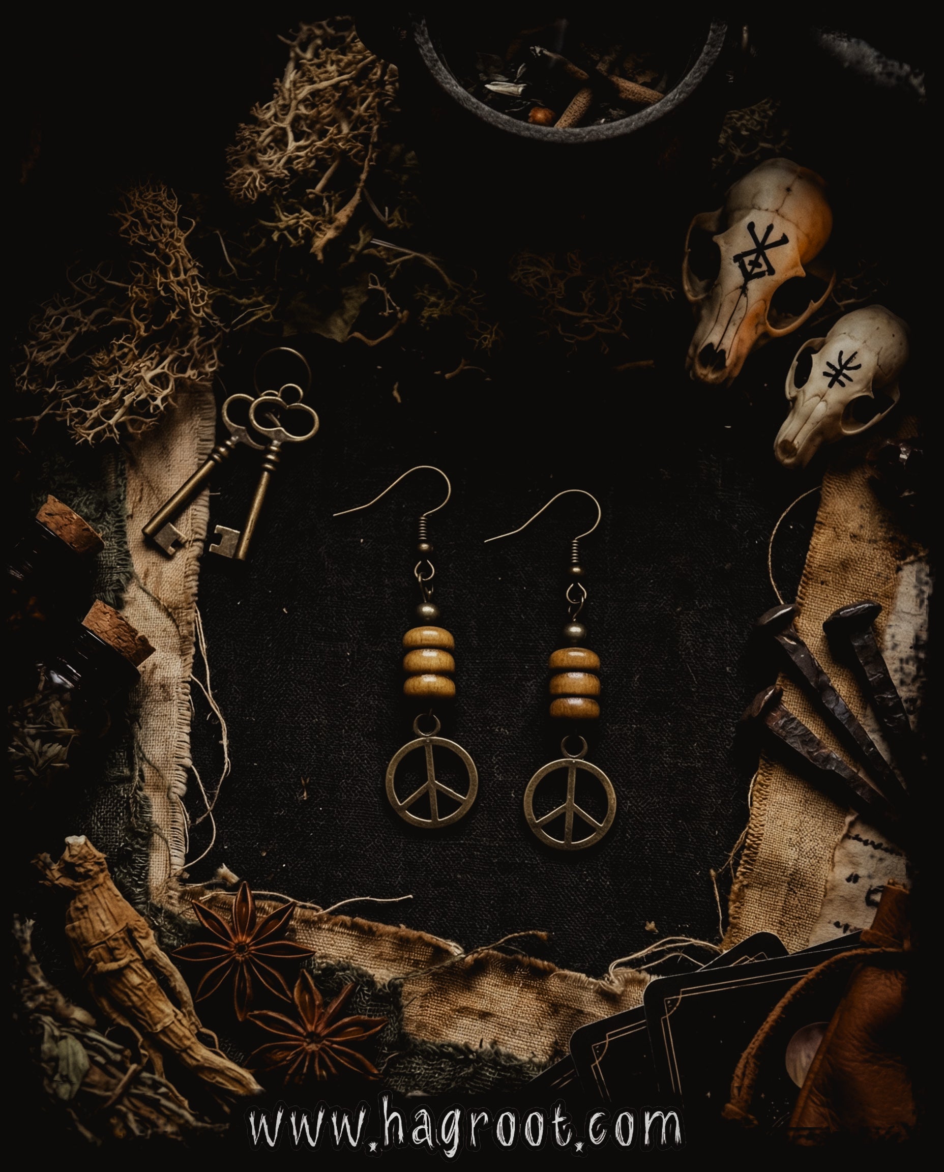 Peace Sign Earrings