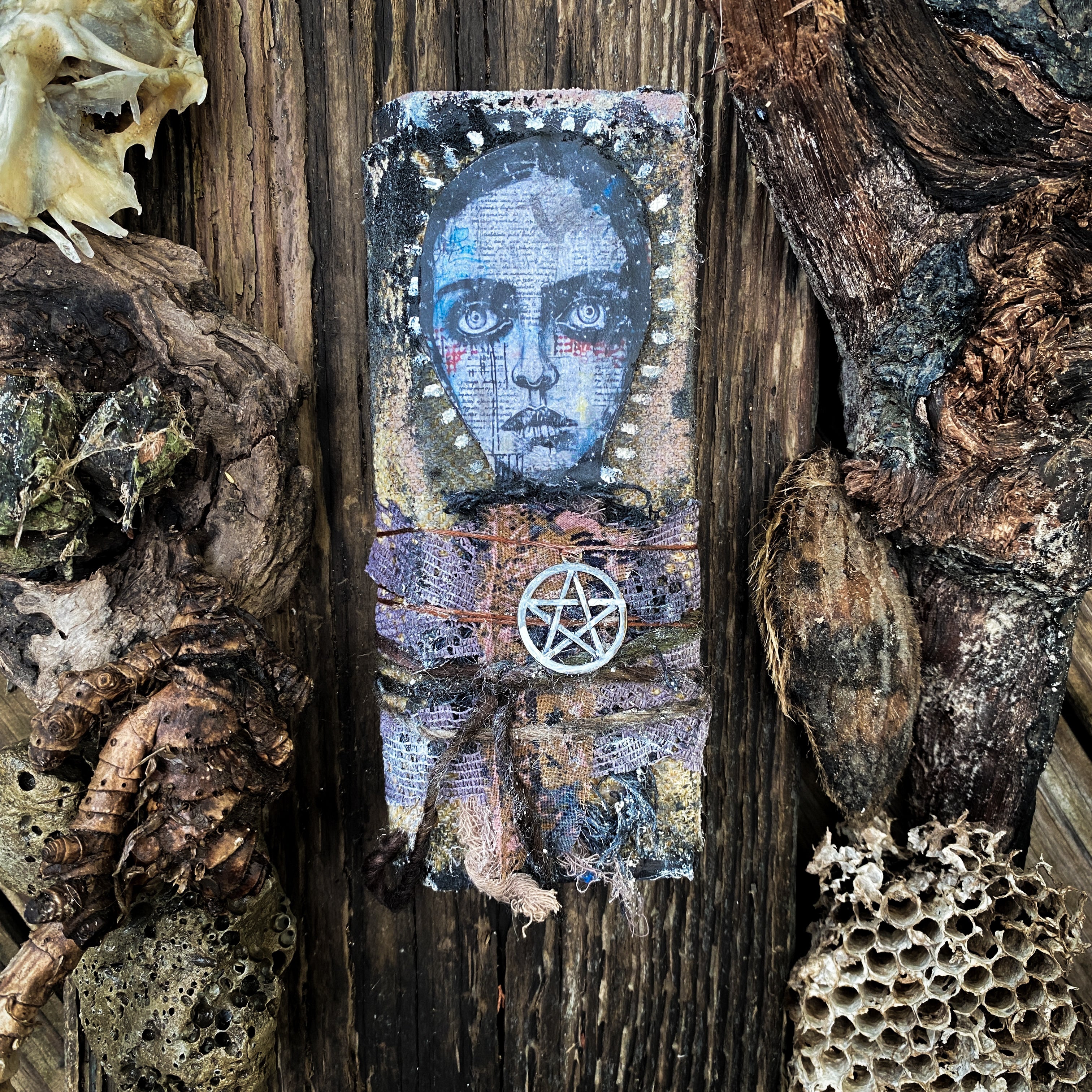 The Keeper of Boundaries - Art Doll, Medicine Doll, Spirit Doll