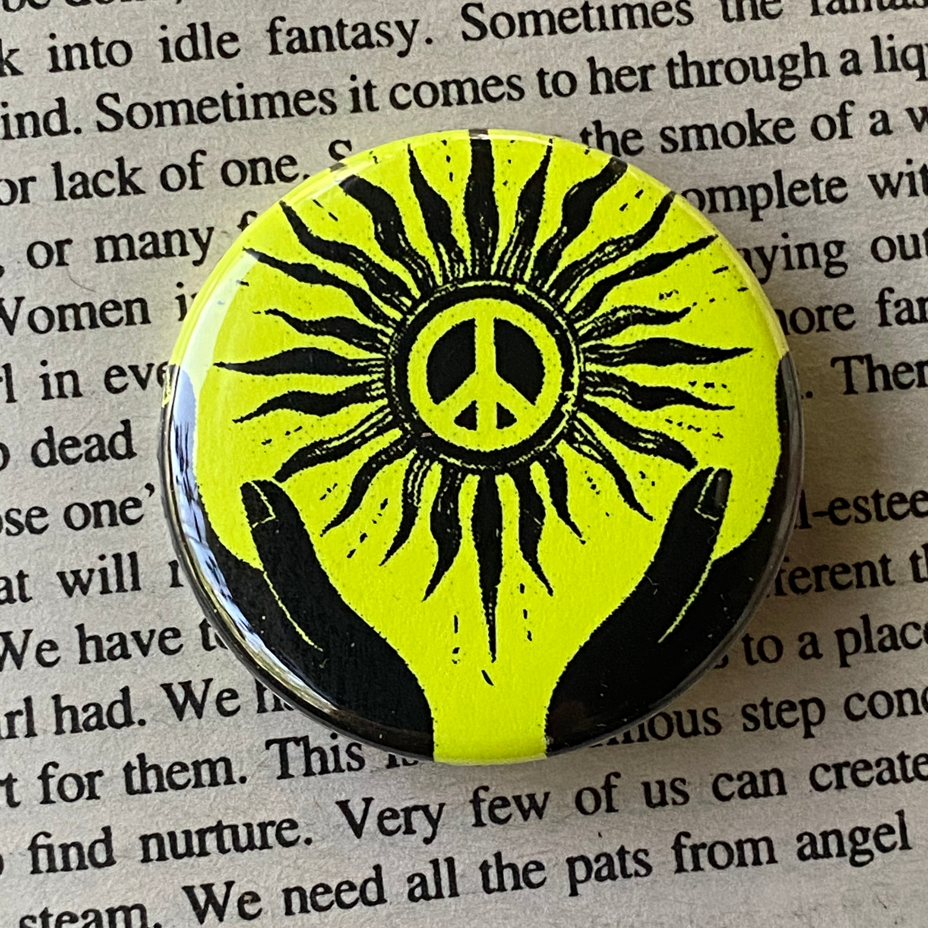 Choose Peace - Hand Pressed Button/Pin - 1.5"