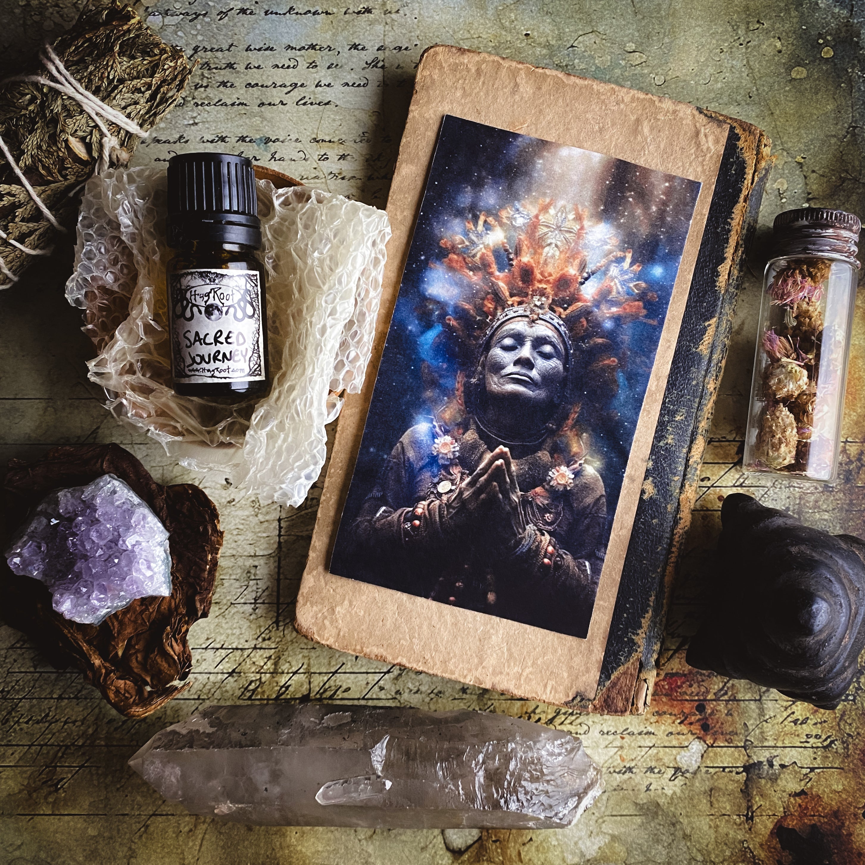 SACRED JOURNEY-(Temple Resins and Sacred Offerings)-Perfume, Cologne, Anointing, Ritual Oil