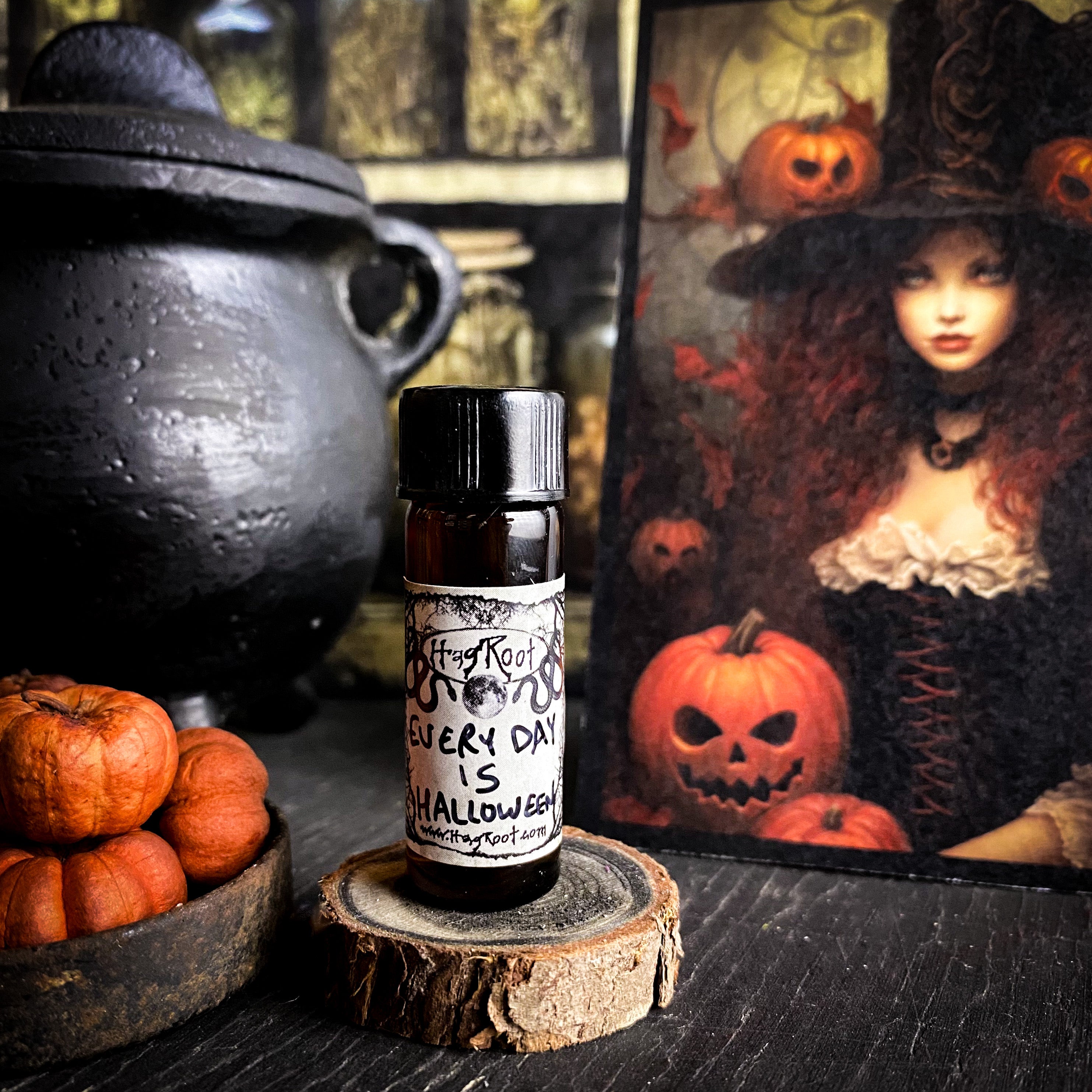 EVERY DAY IS HALLOWEEN-(Pumpkin, Patchouli, Candy, Spice, Dark Woods)-Perfume, Cologne, Anointing, Ritual Oil