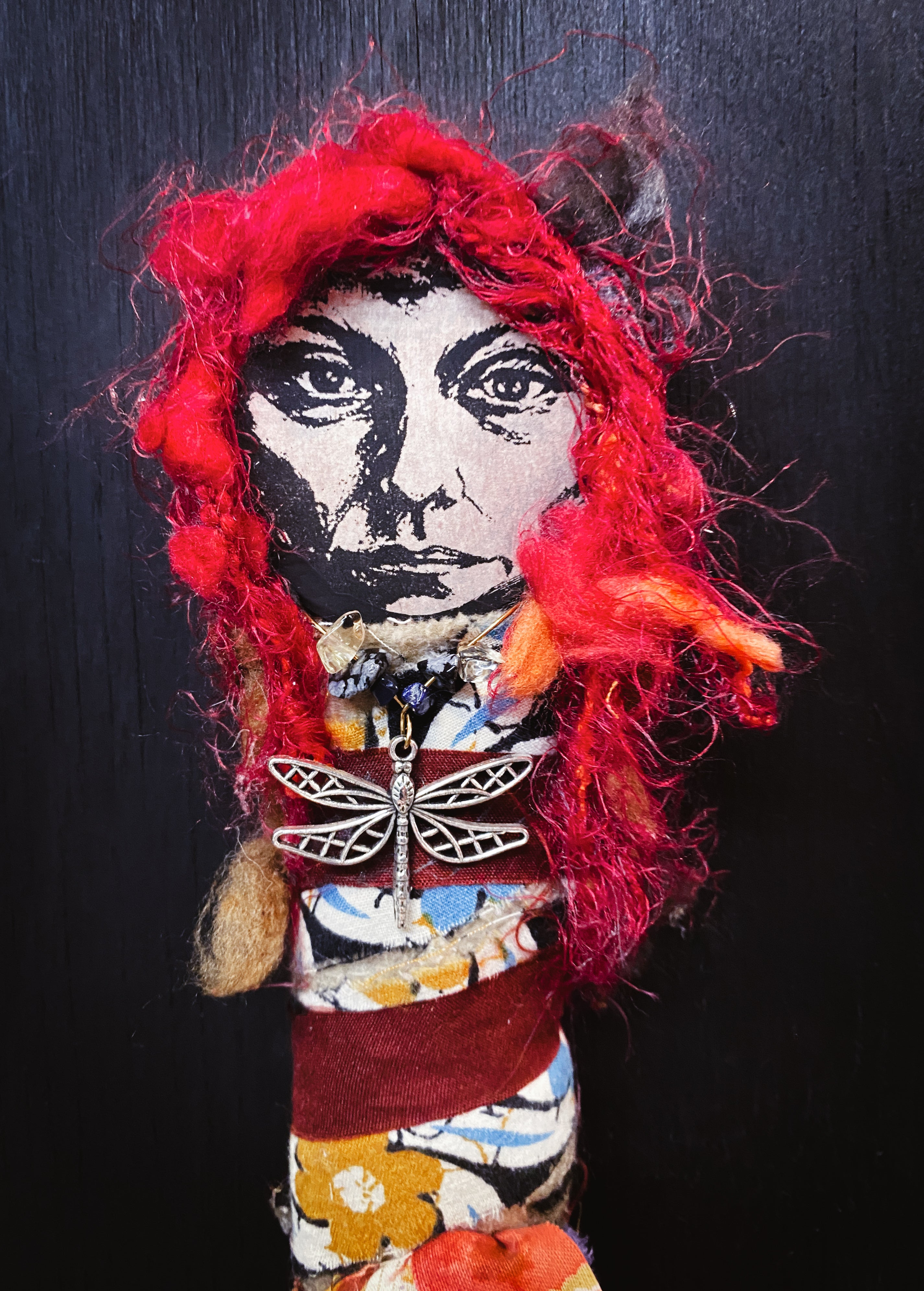 Dragonfly Medicine - Spirit Infused Art Doll