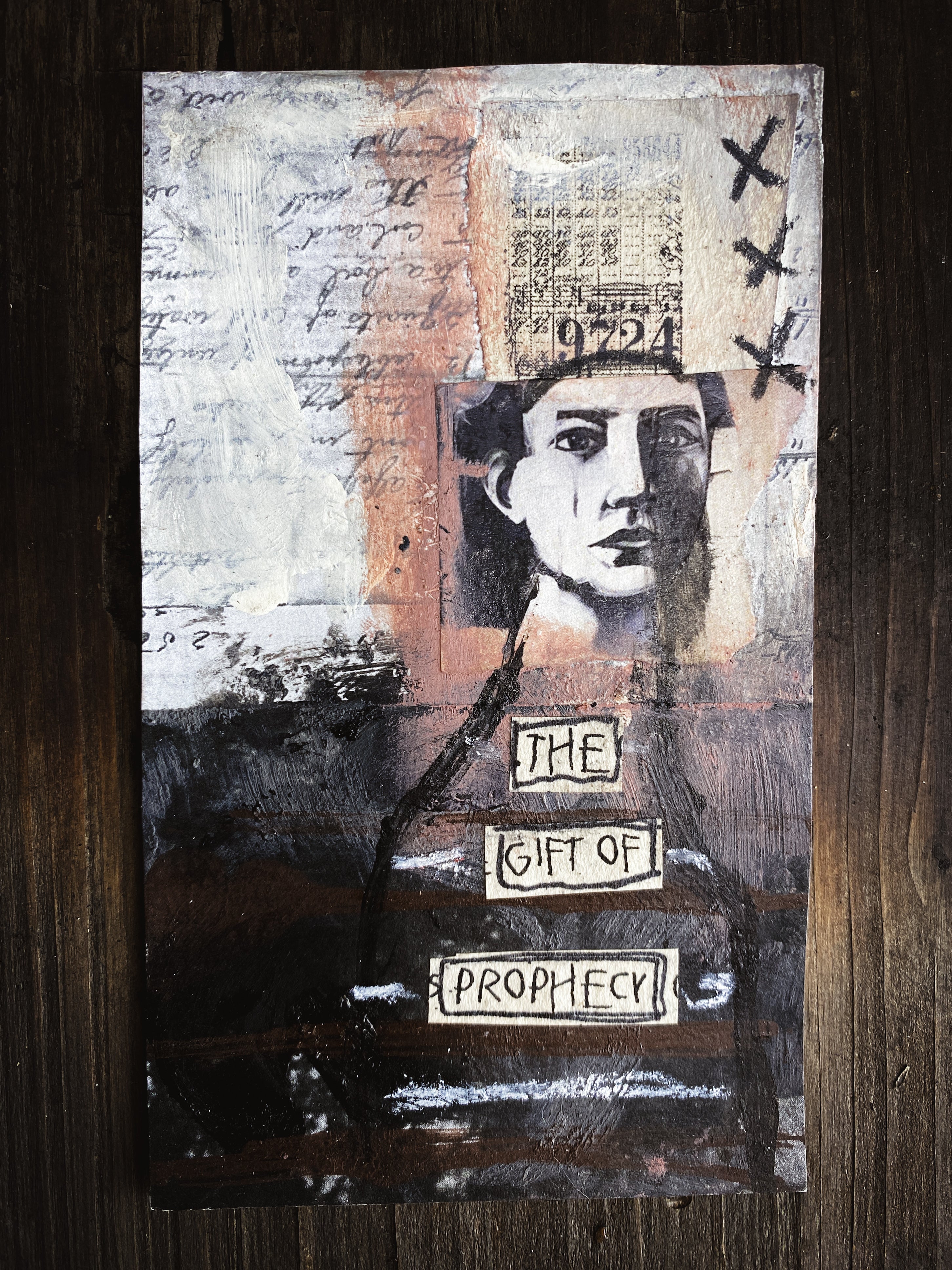 Gift of Prophecy - Original Mixed Media Collage