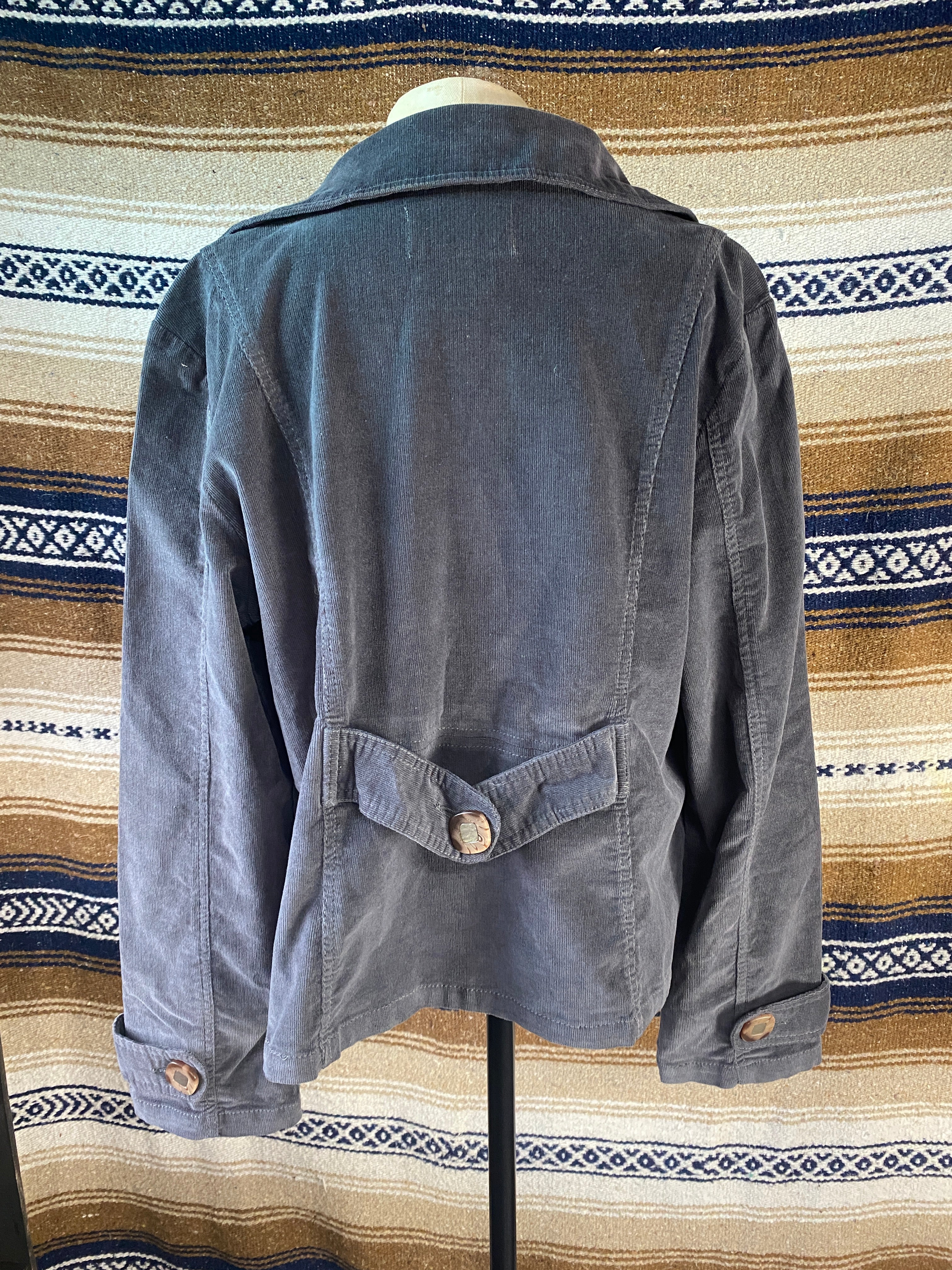 Grey Corduroy Jacket - Size Large