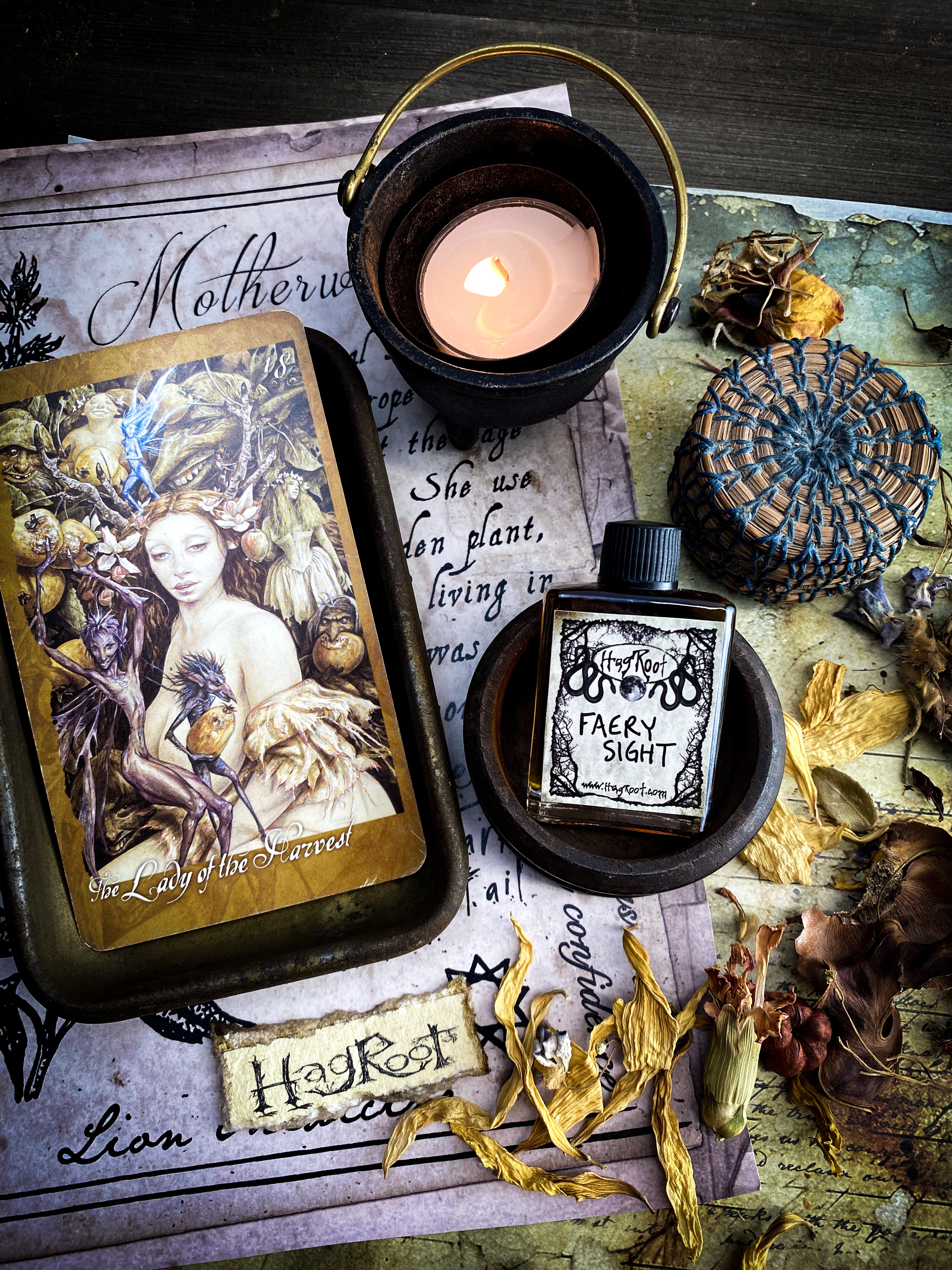 FAERY SIGHT-(Fresh Picked Fruits, Whimsical Desserts and a Dusting of Faery Magick)-Perfume, Cologne, Anointing, Ritual Oil