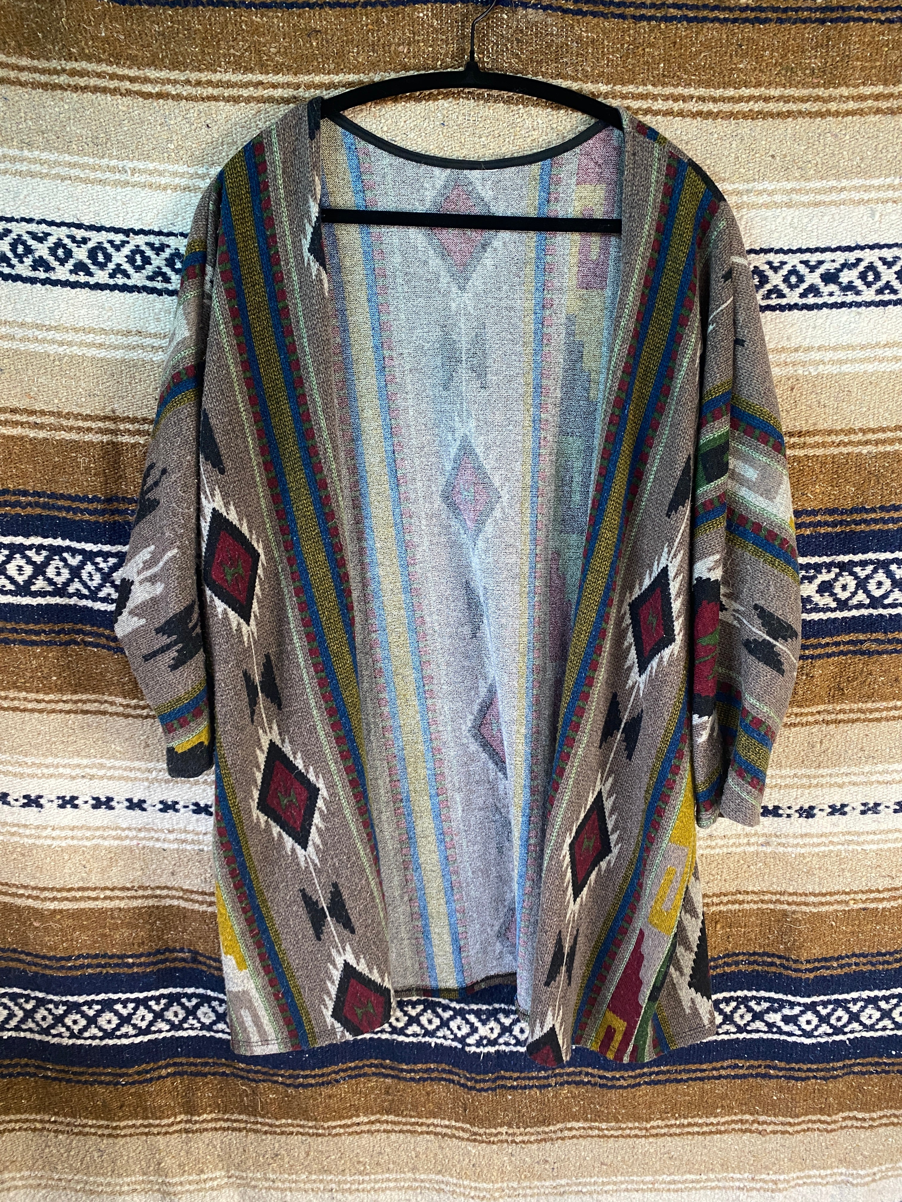 Southwest Style Cardigan - Size Large
