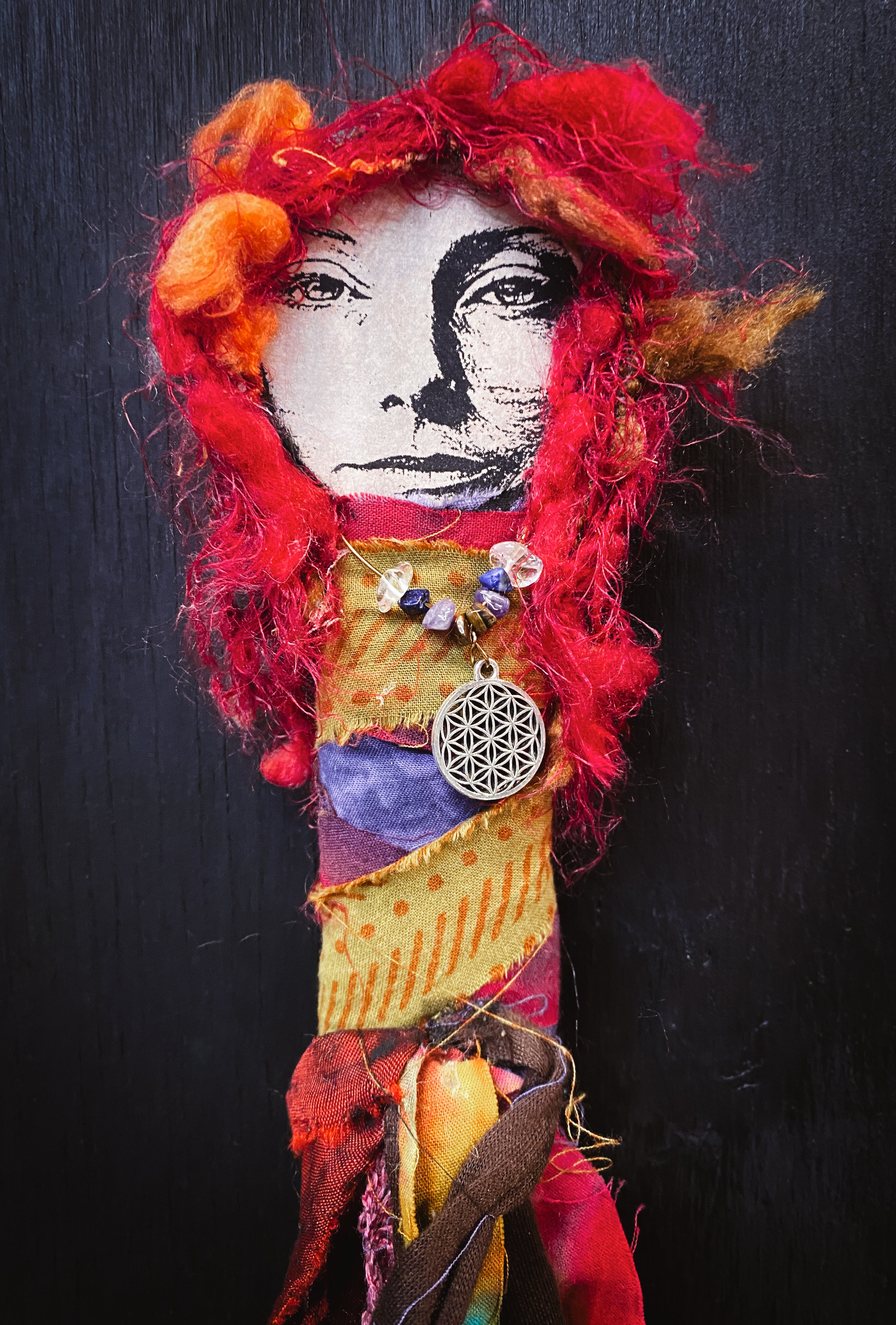 Flower of Life - Spirit Infused Art Doll