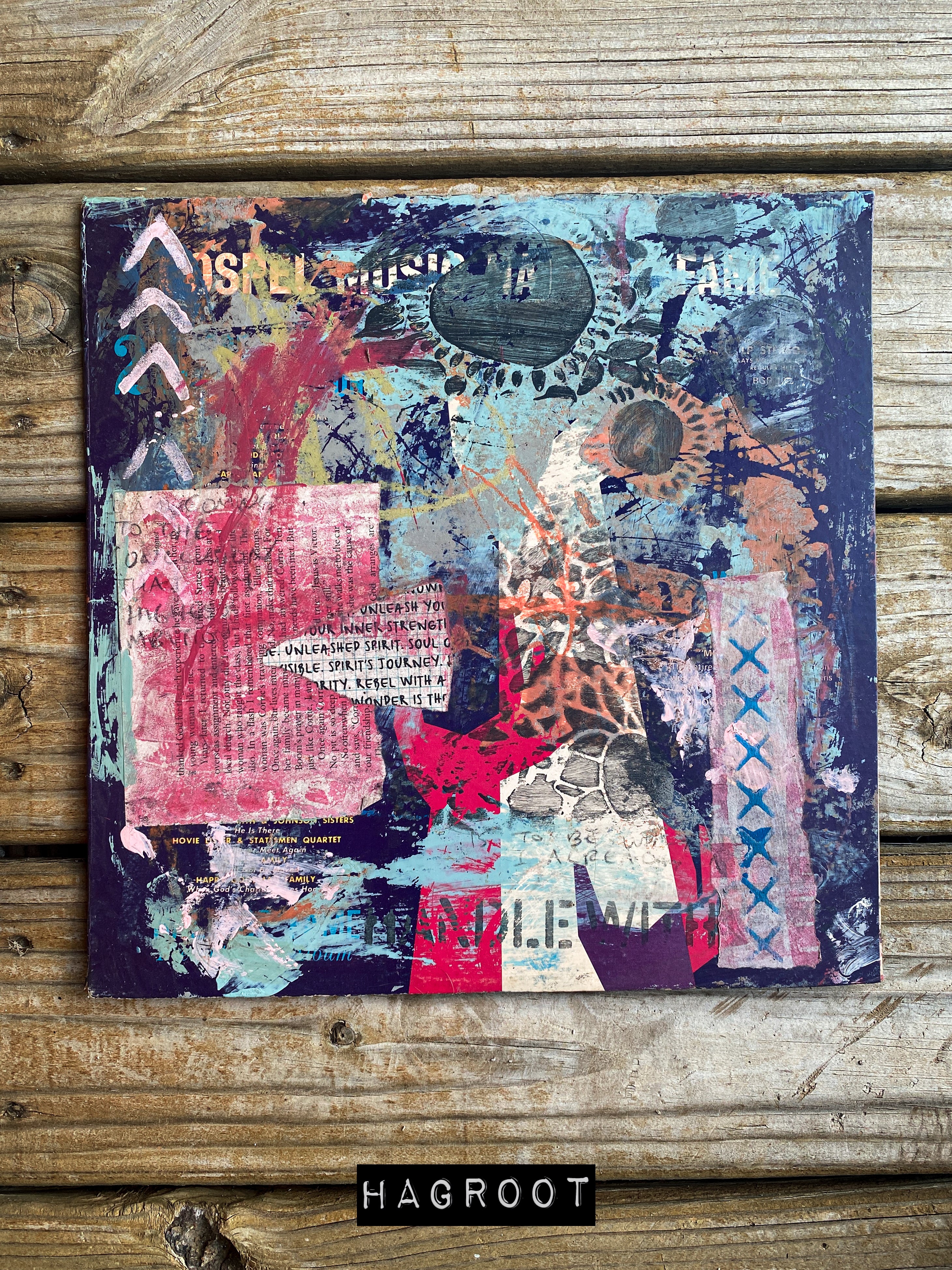 Rebel Spirit - Original Mixed Media Abstract Collage