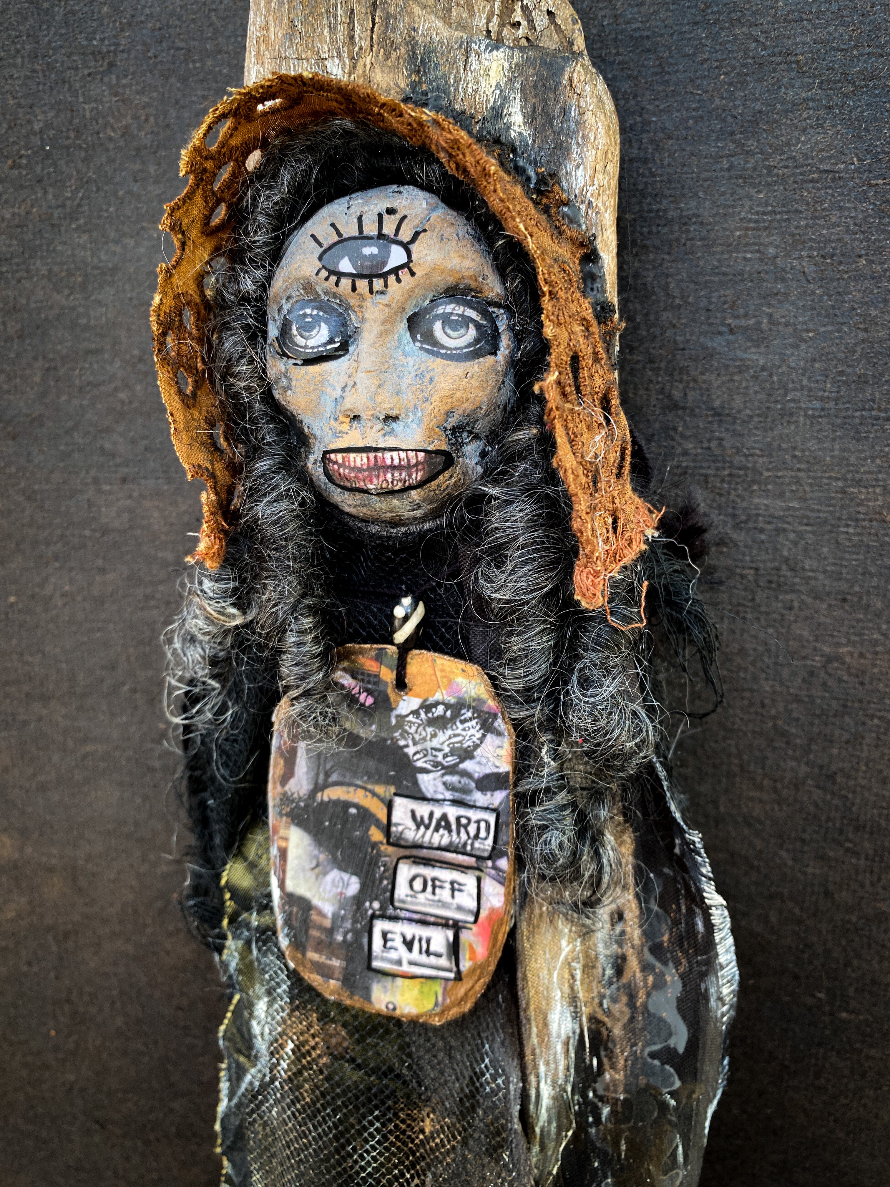 Ward Off Evil - Spirit Doll - Medicine Doll - JuJu Doll - Art Doll