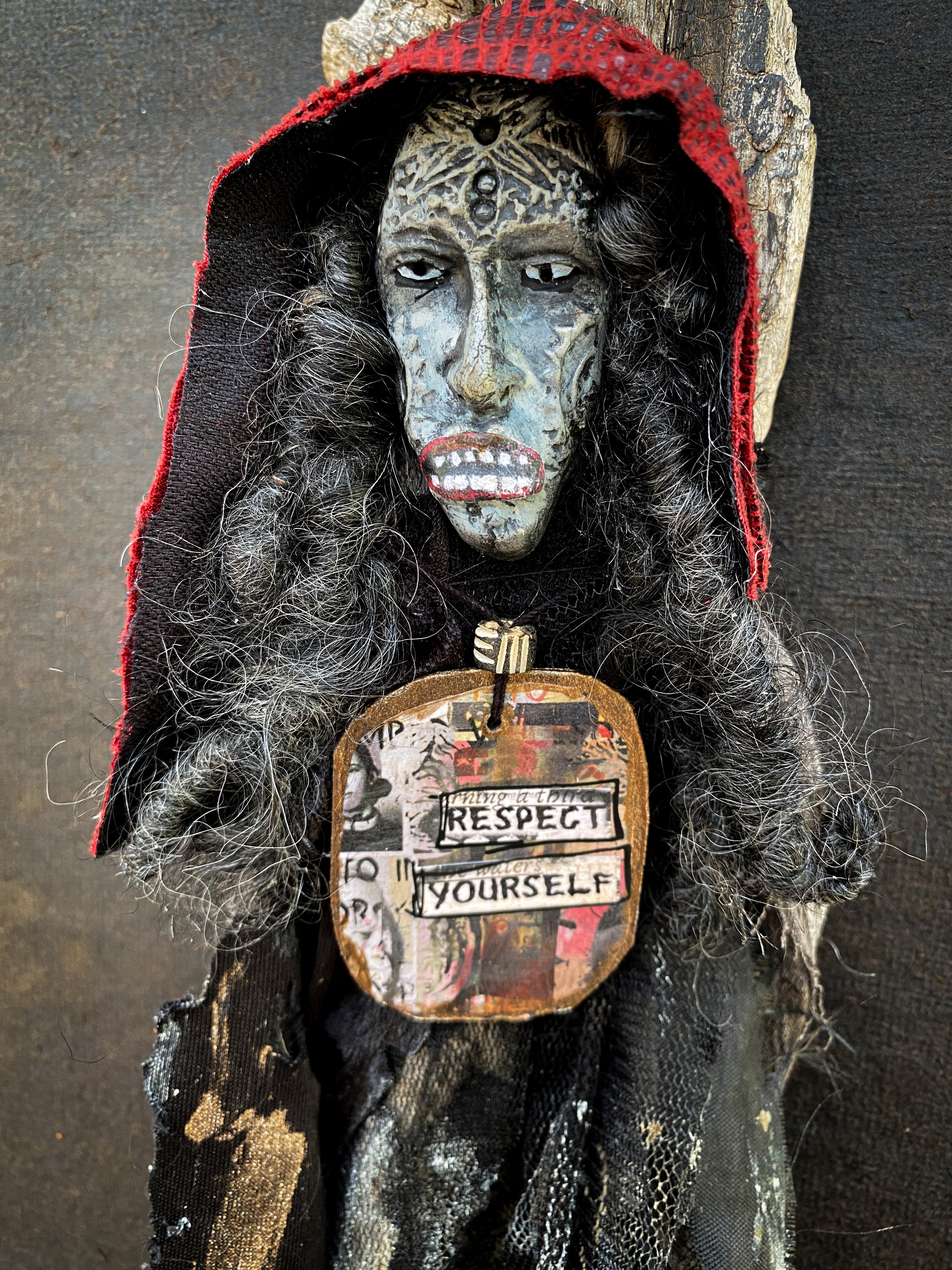 Respect Yourself - Spirit Doll - Medicine Doll - JuJu Doll - Art Doll
