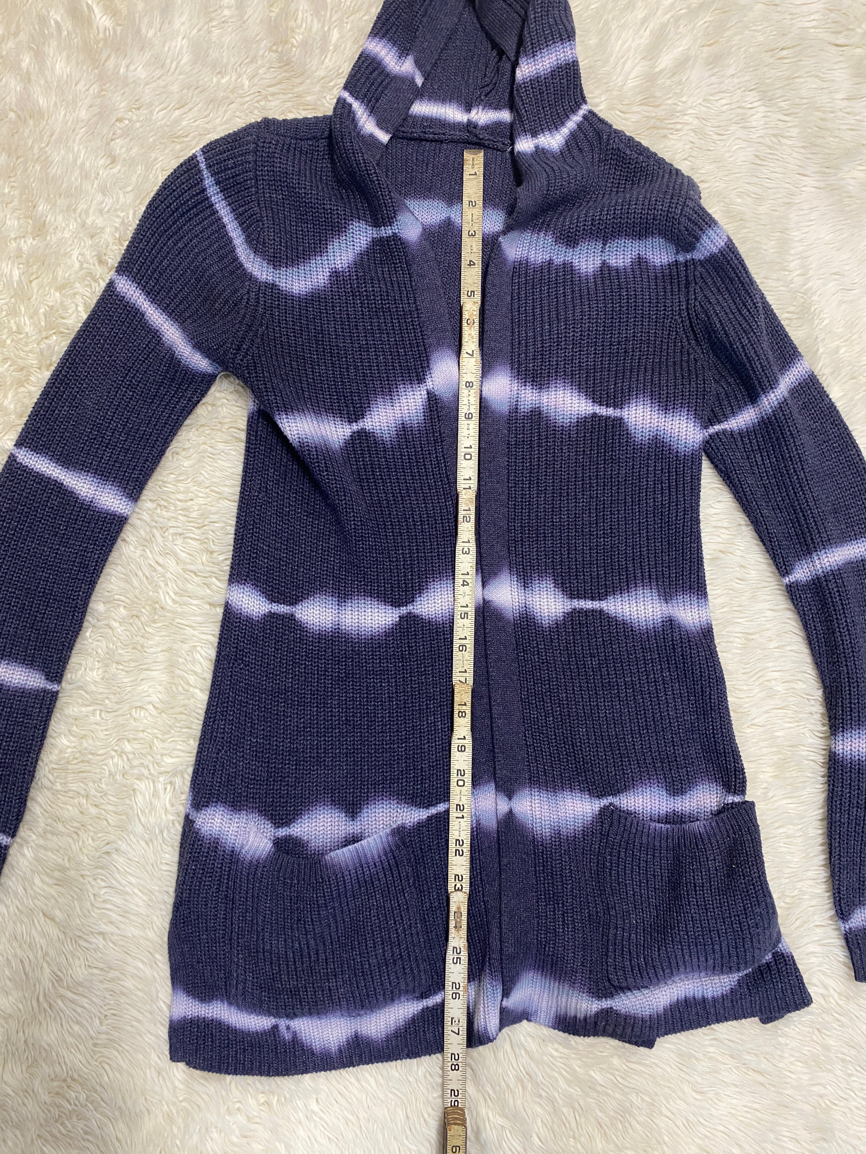 Blue Tie Dye Sweater - Size Small