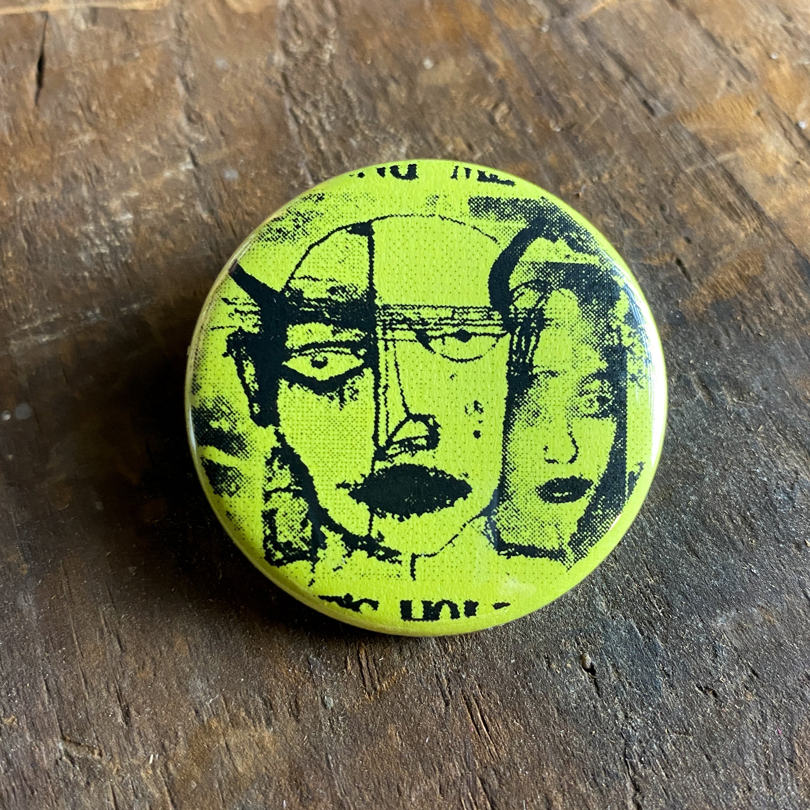 Never Alone - Hand Pressed Button/Pin - 1.5"
