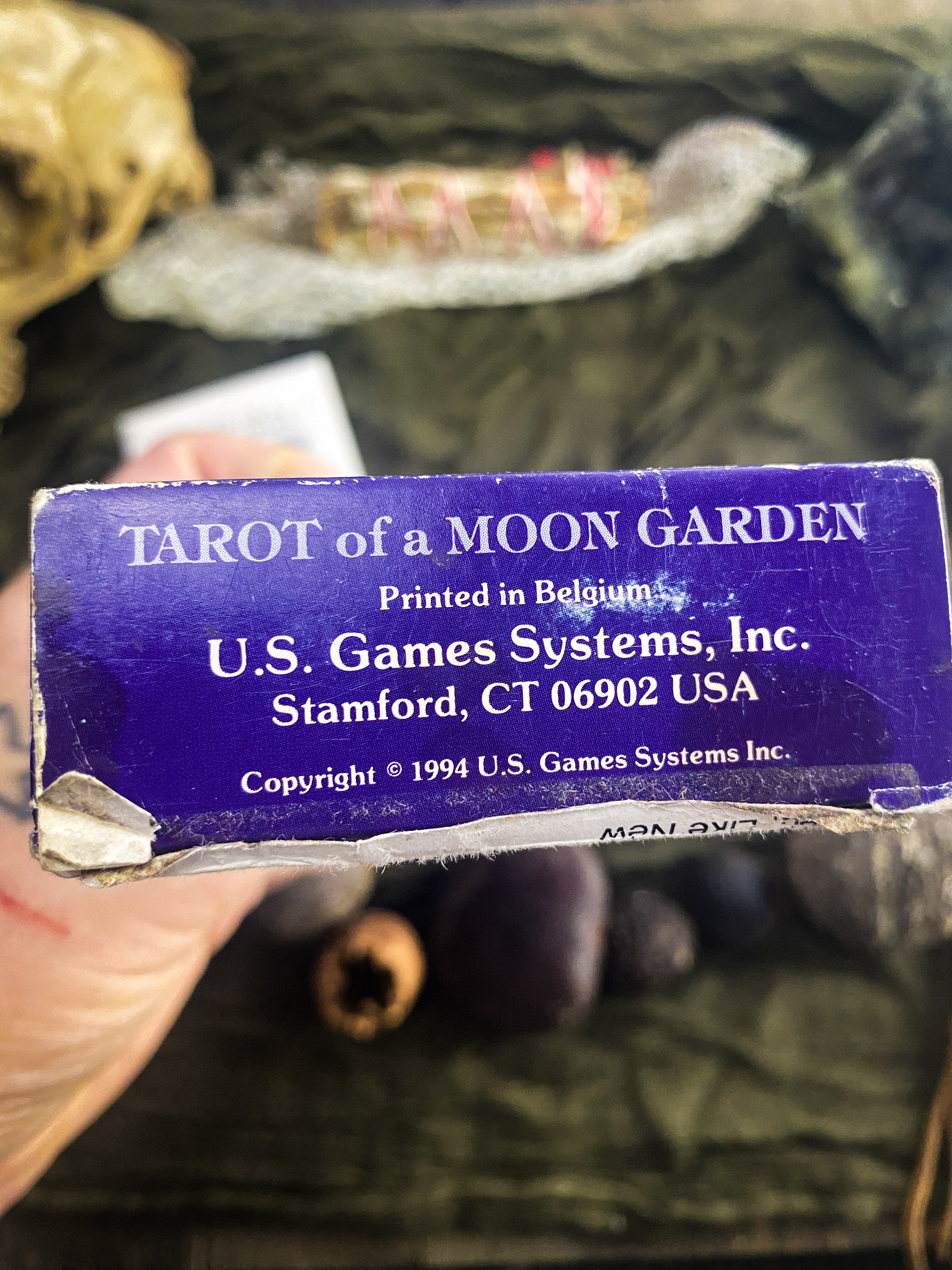 Tarot of a Moon Garden Tarot Card Deck - Tarot Cards and Guidebook by Karen Marie Sweikhardt - Vintage First Edition