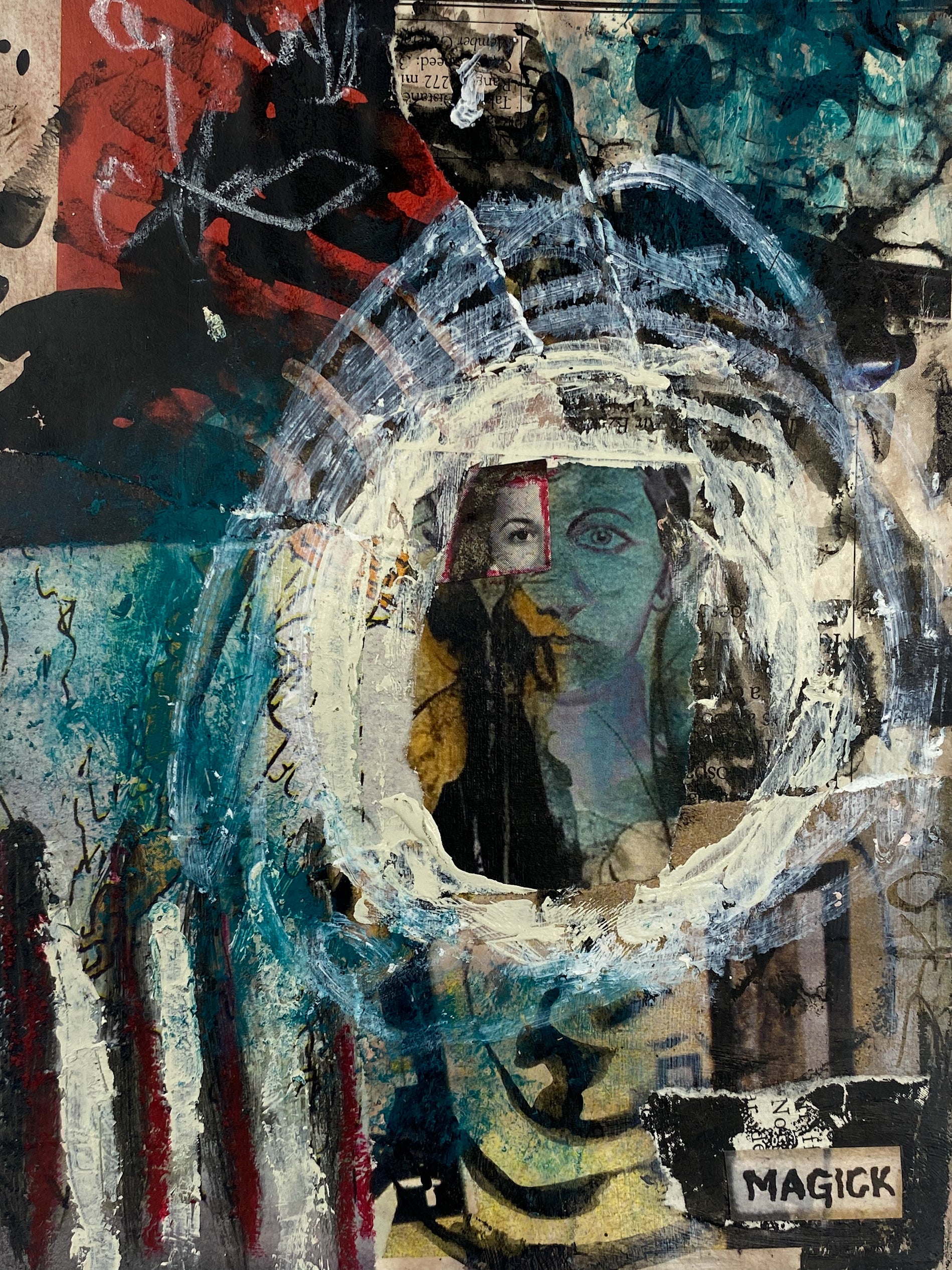 Magick - Original Mixed Media Collage