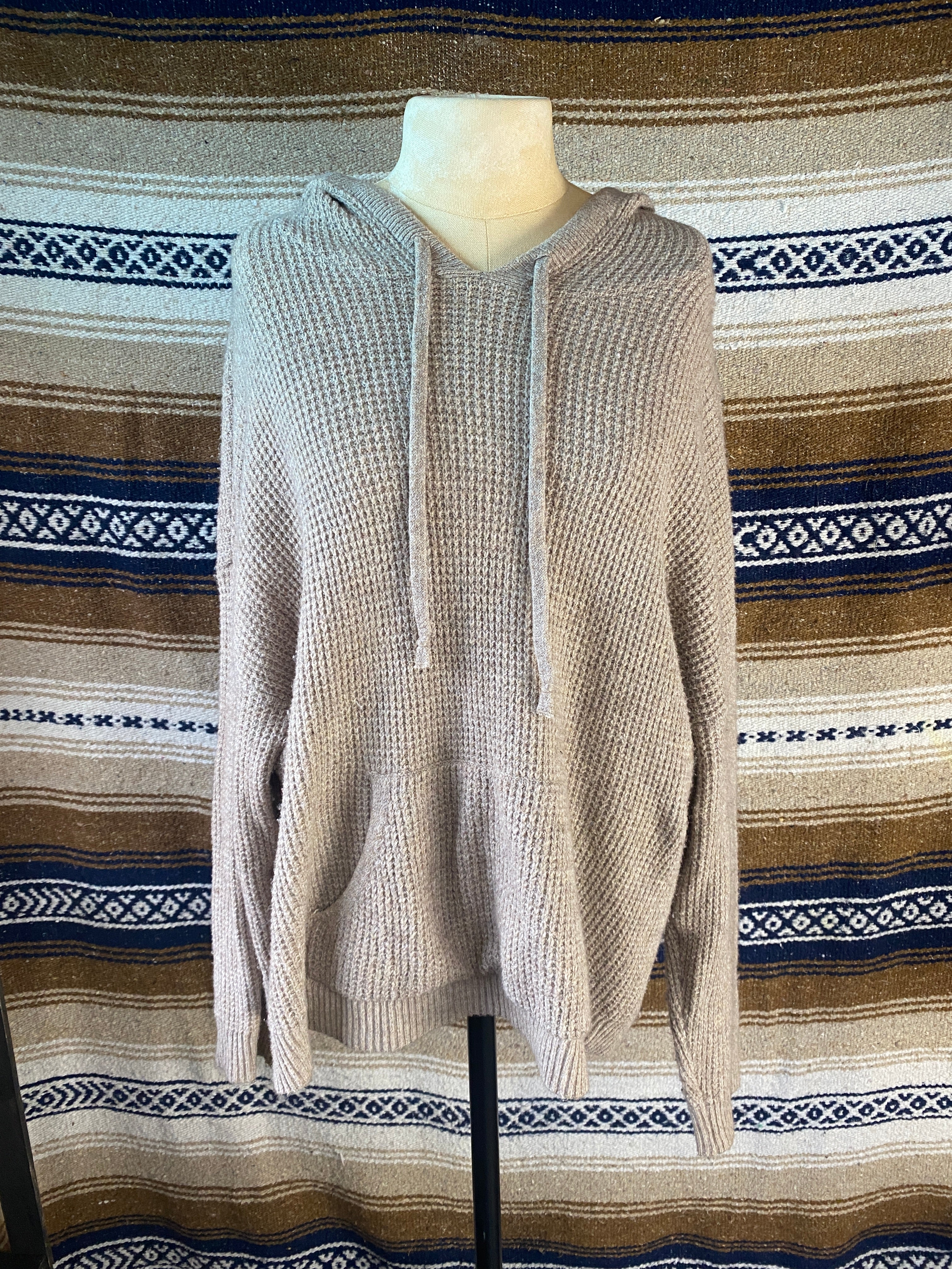 Comfy Sweater With a Hood - Size Small