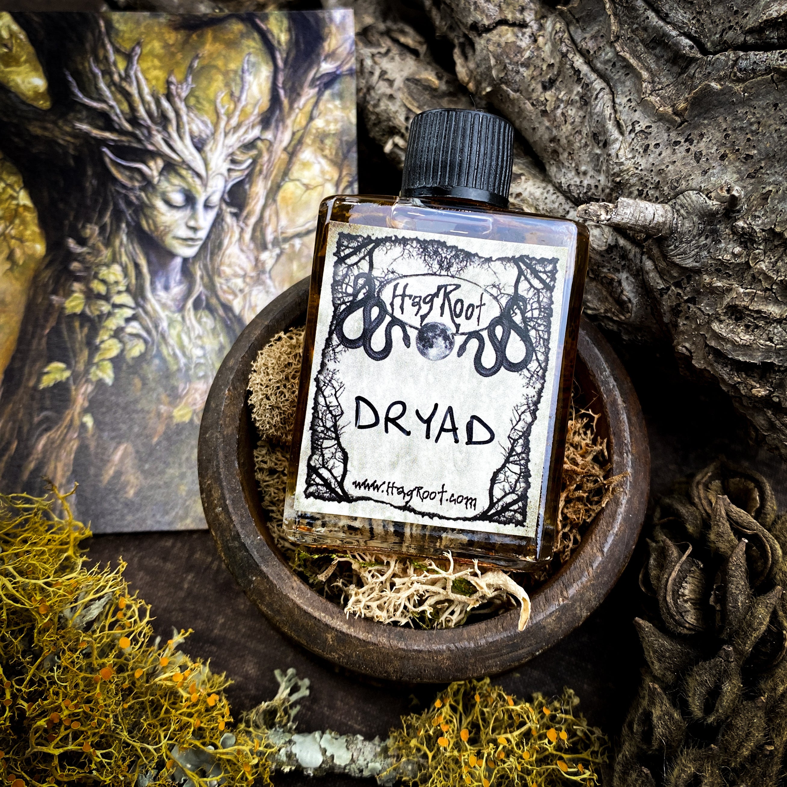 DRYAD-(Cypress. Cedar, Vetiver, Patchouli, Wildflowers)-Perfume, Cologne, Anointing, Ritual Oil
