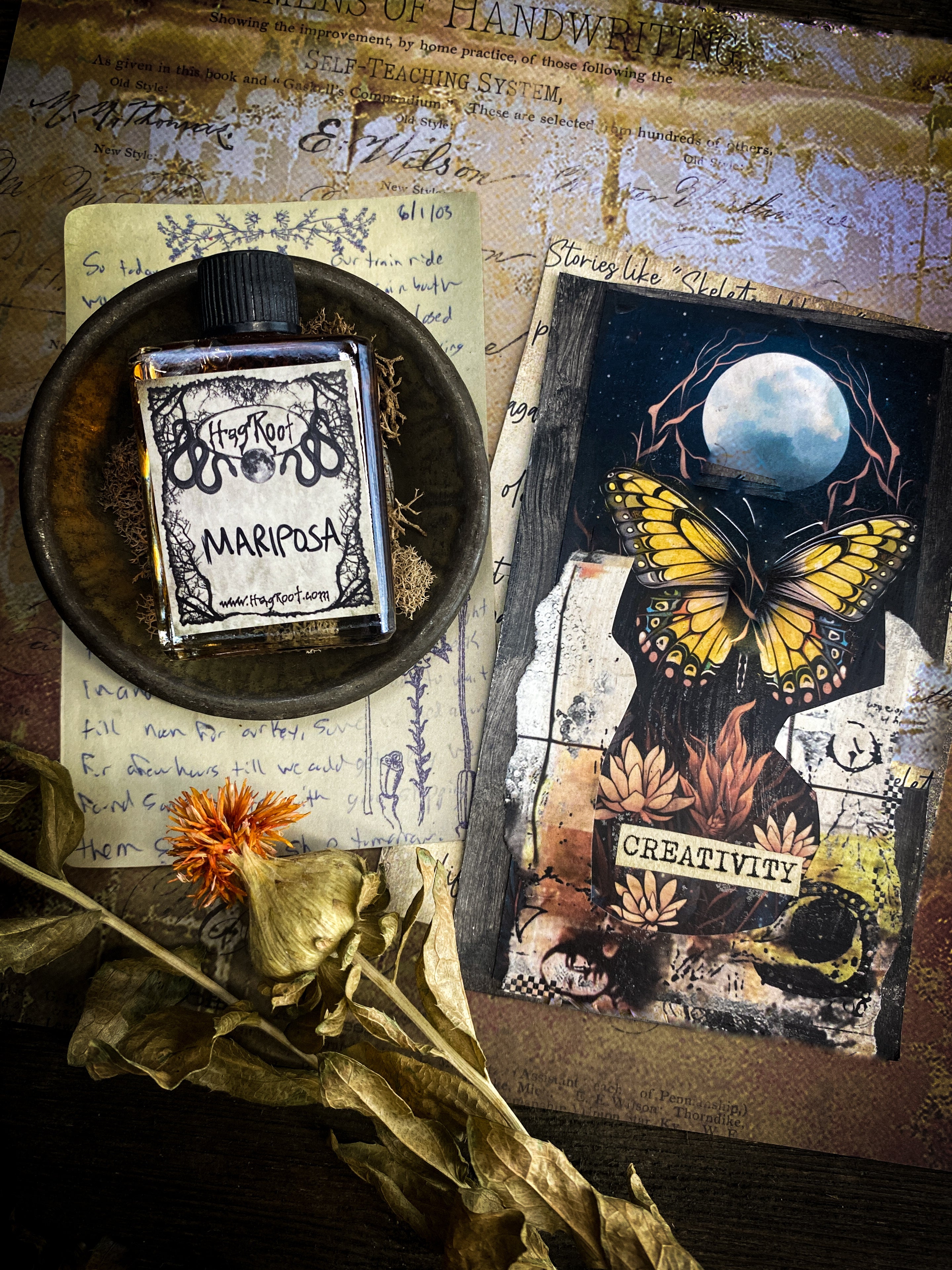 MARIPOSA-(Honeysuckle, Jasmine, Fig)-Perfume, Cologne, Anointing, Ritual Oil