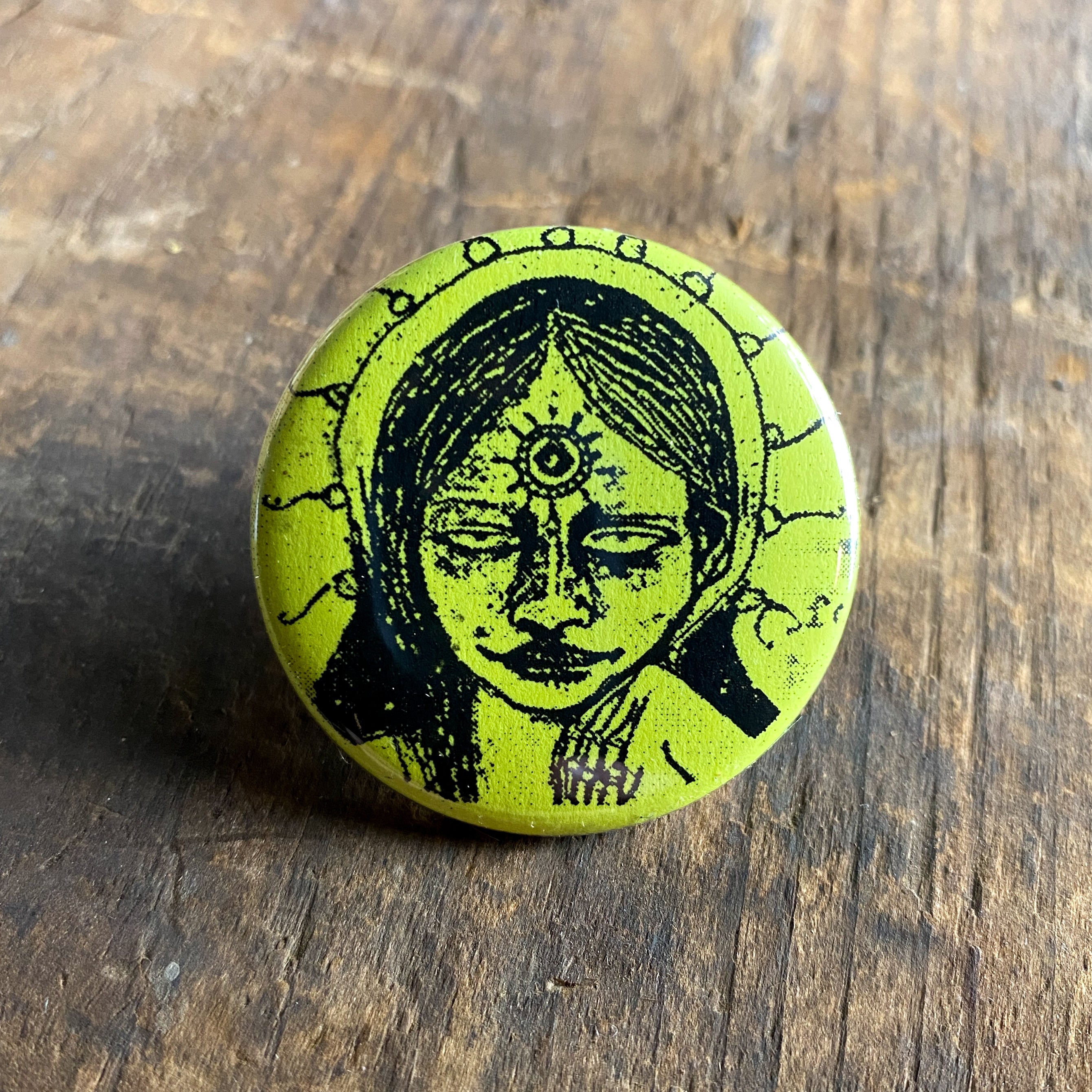 A Gift Or A Curse? - Hand Pressed Button/Pin - 1.5"