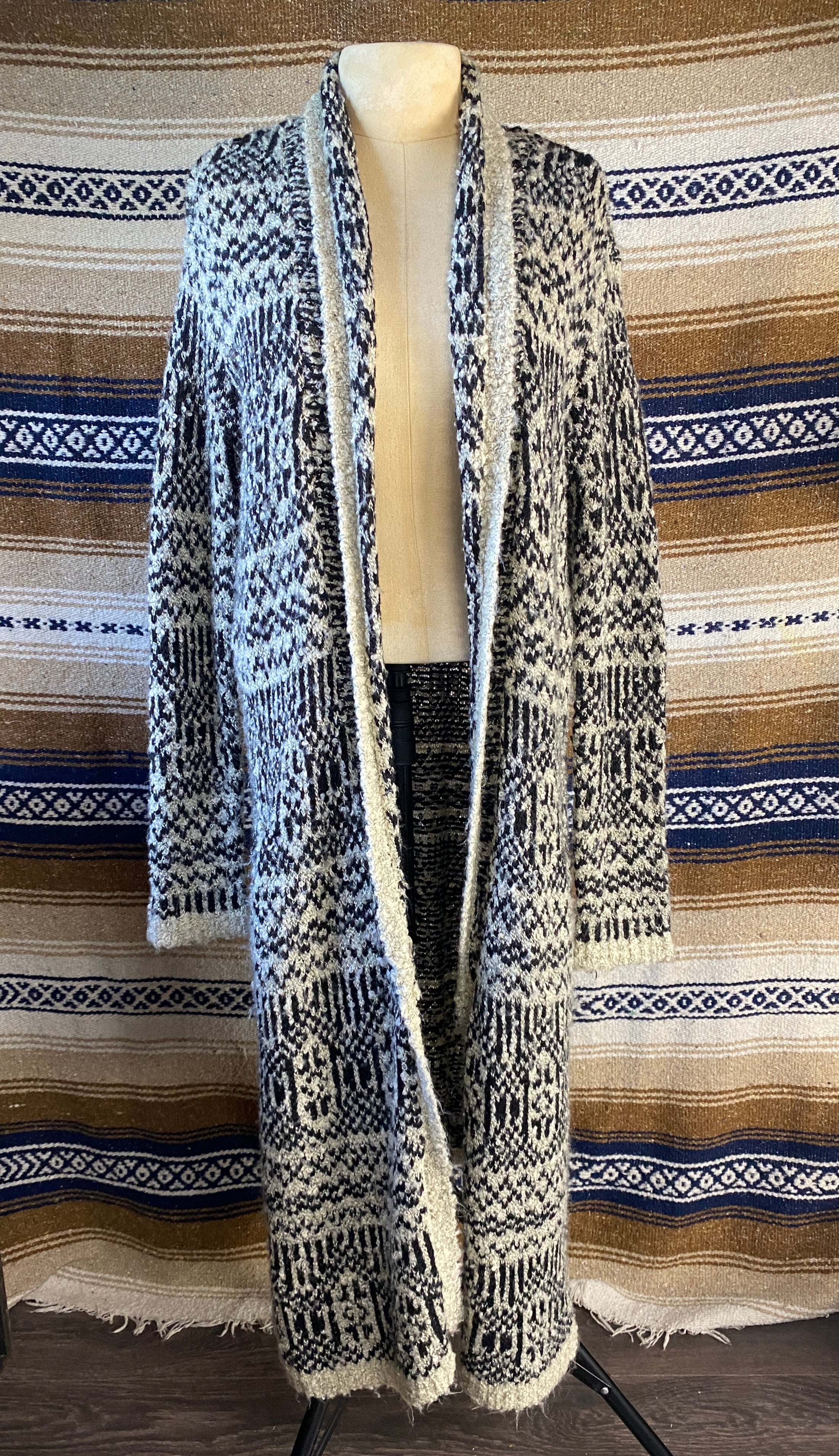 Tribal Pattern Sweater - Size Medium