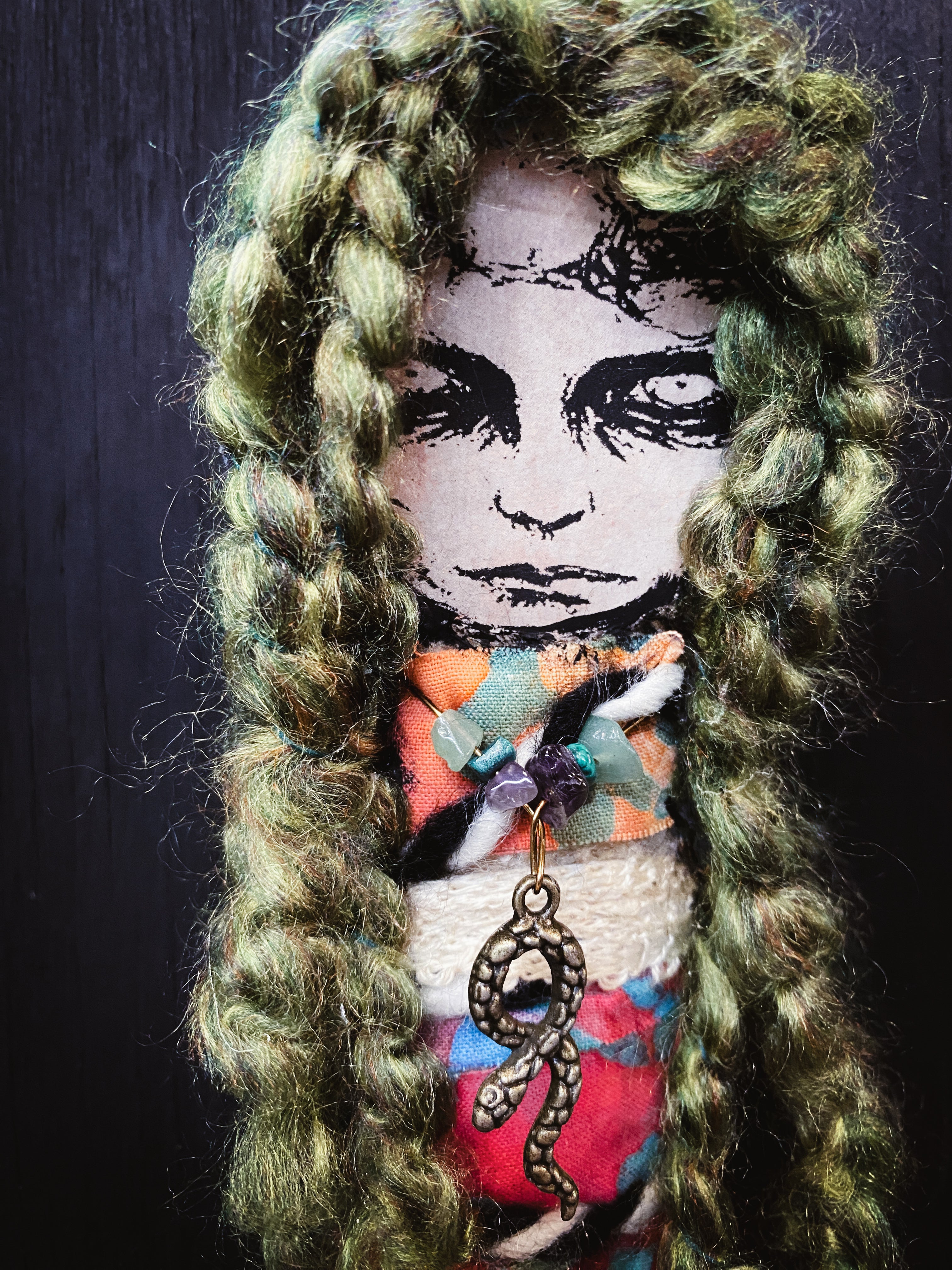 Snake Medicine - Spirit Infused Art Doll