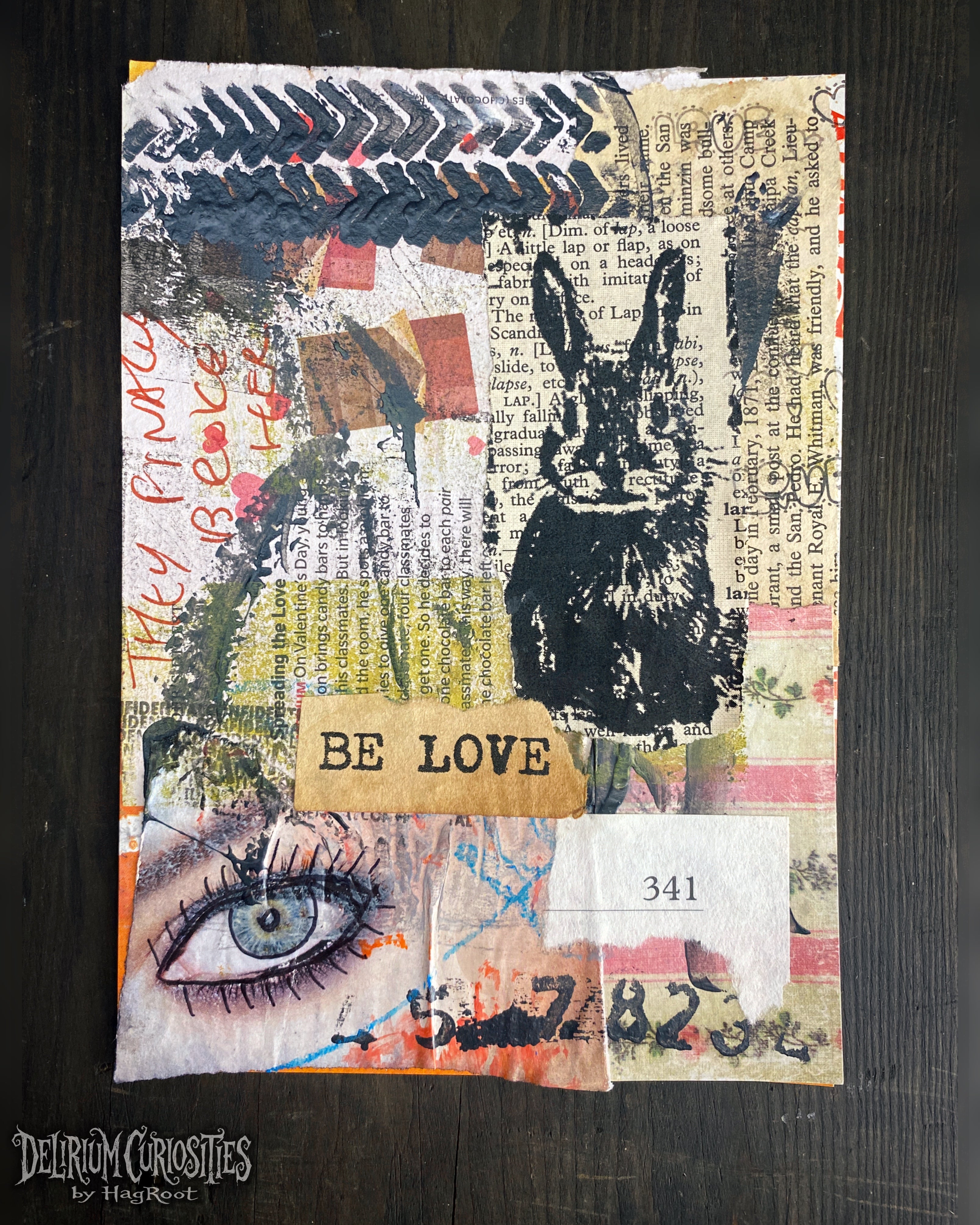 Be Love - Original Mixed Media Collage