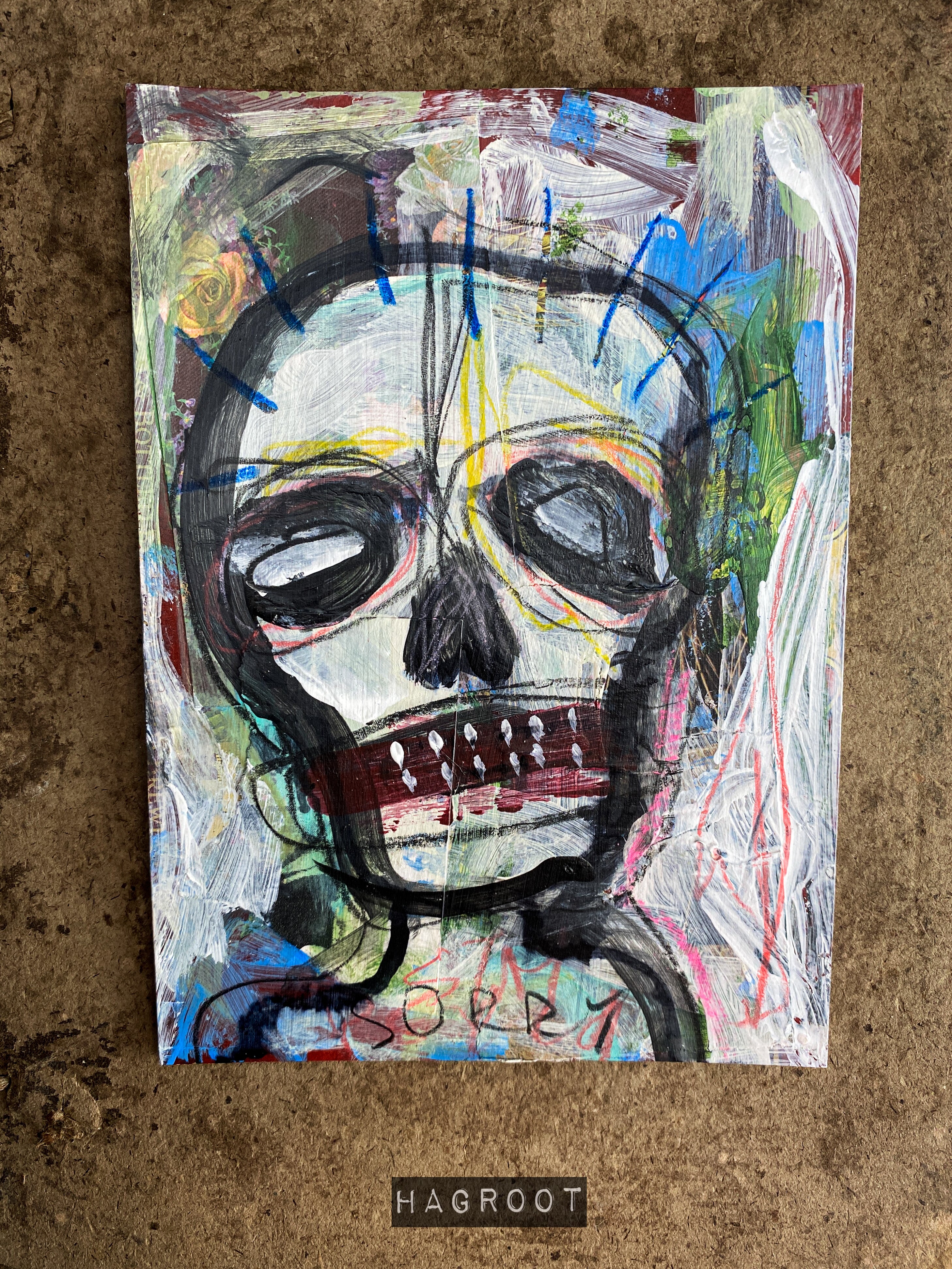 Sorry - Original Mixed Media Collage